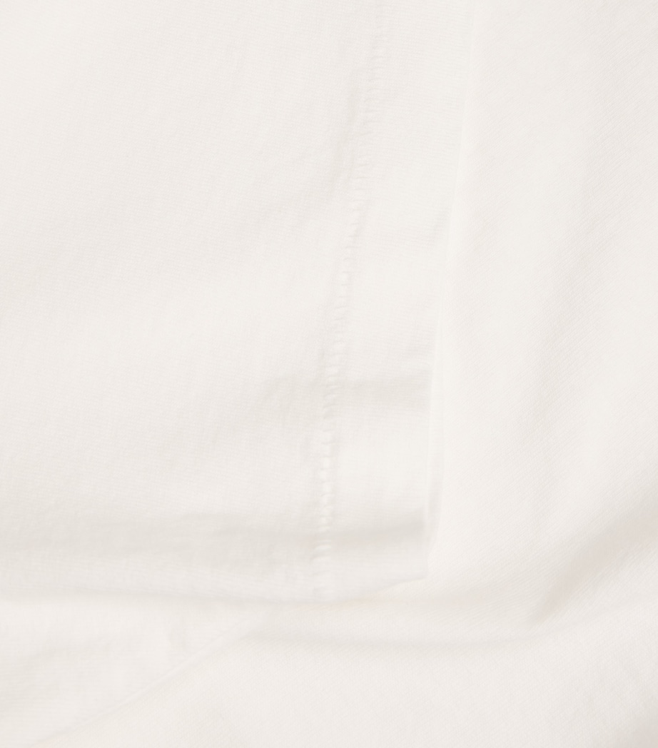 Cotton Logo T-Shirt WHITE Image 5