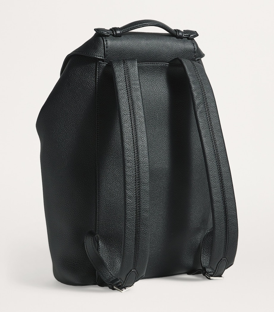 Grained Leather Backpack 1028 Image 3