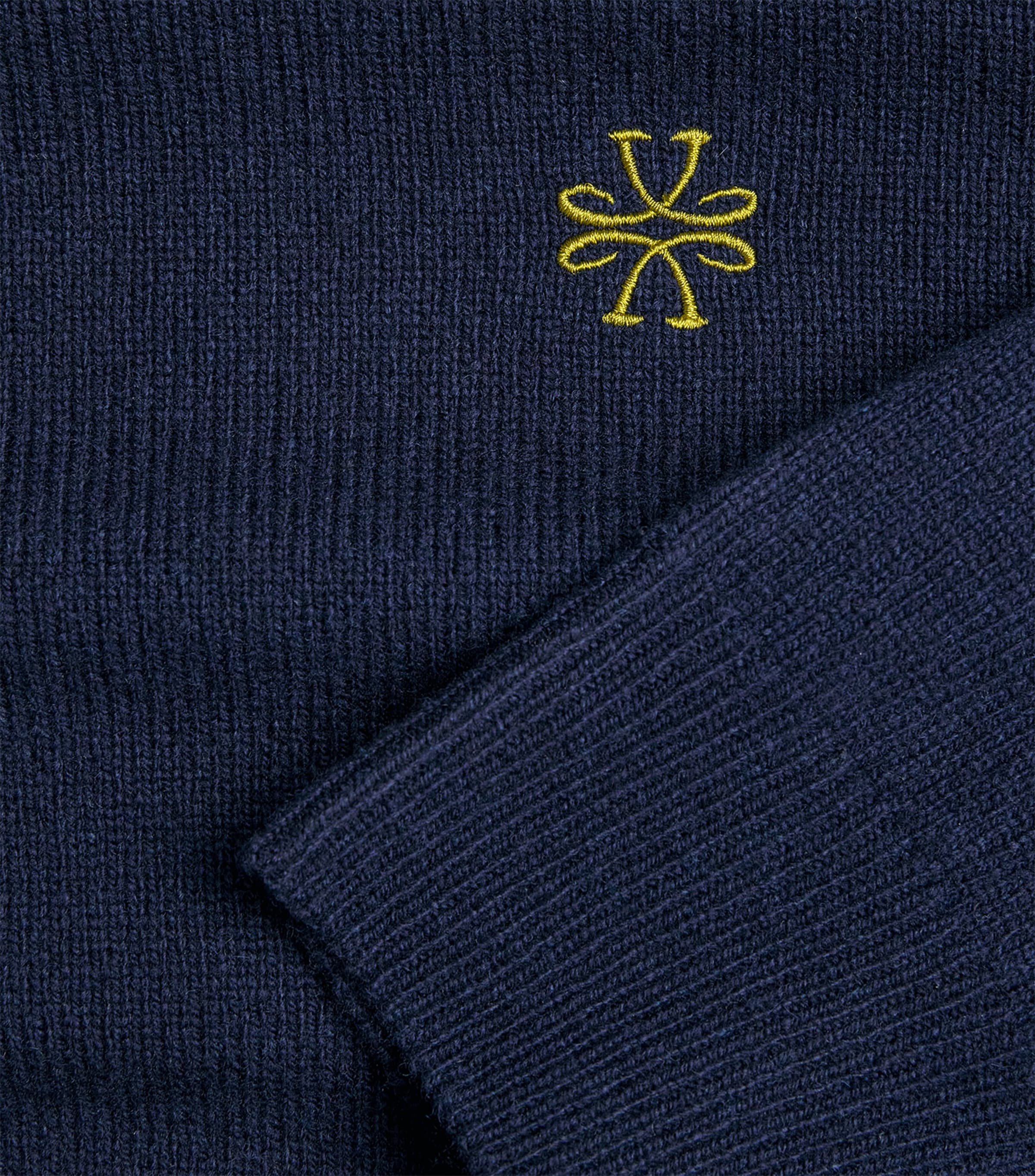 Wool-Cashmere Monogram Sweater Y98 Image 5