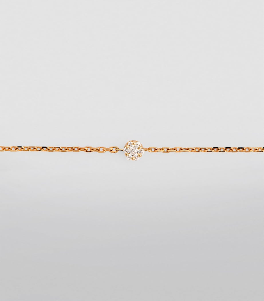 Yellow Gold and Diamond Illusion Bracelet YELLOW GOLD Image 2