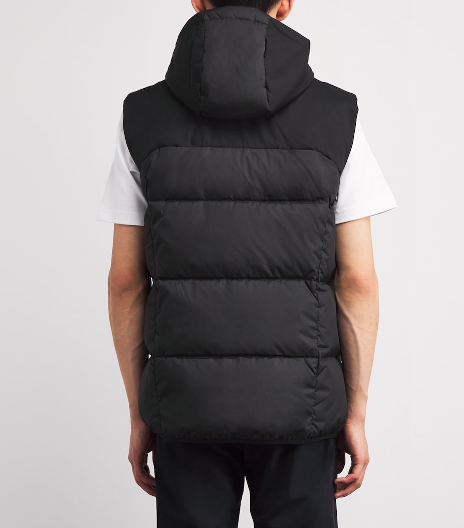 Down-Filled Block Gilet 001BLACK Image 4