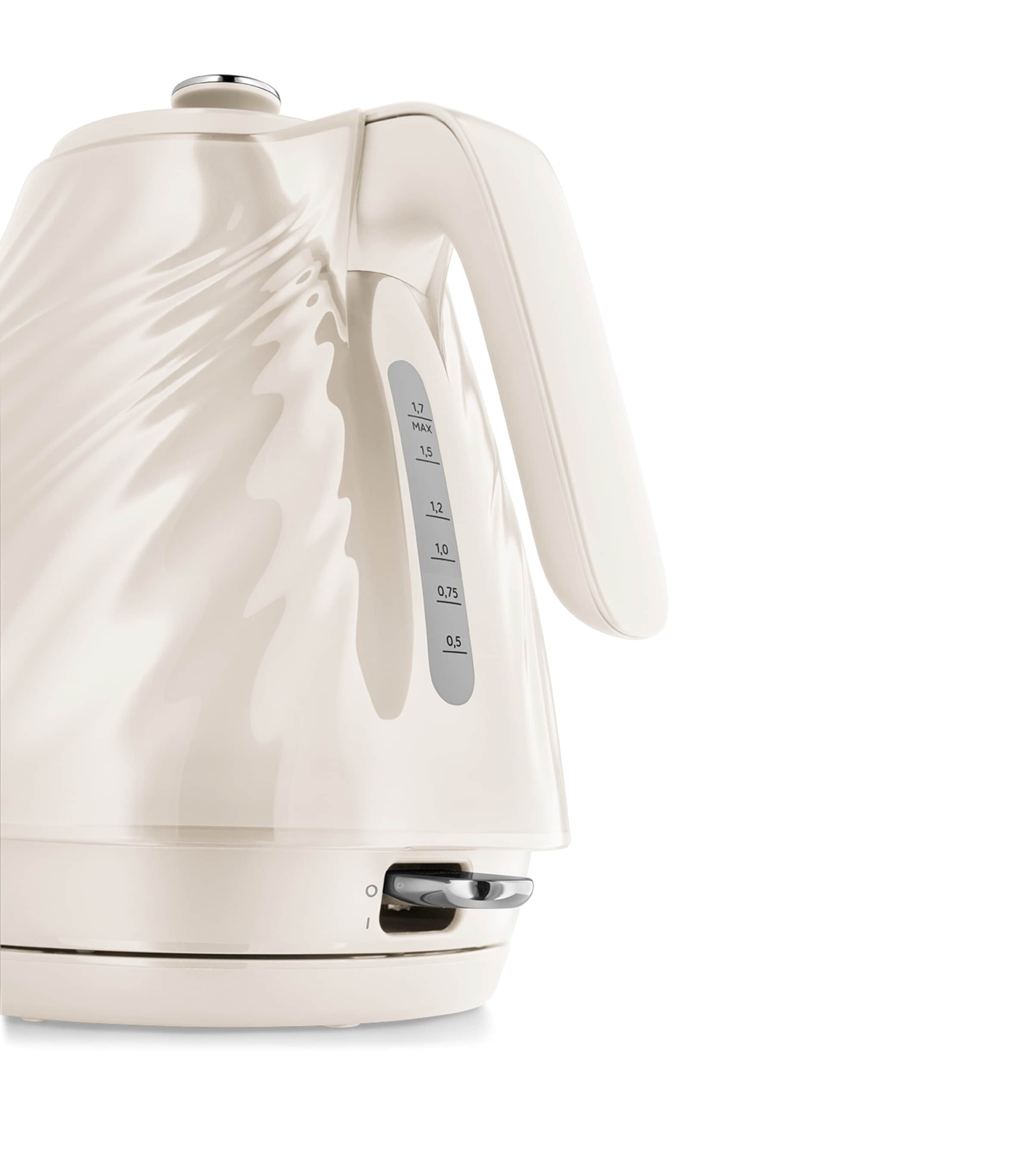 De'Longhi Ballerina Seta Kettle Silky Cream Image 4