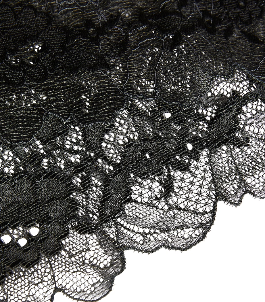 Lace Perfection Low-Rise Tanga CHARCOAL CHL Image 4