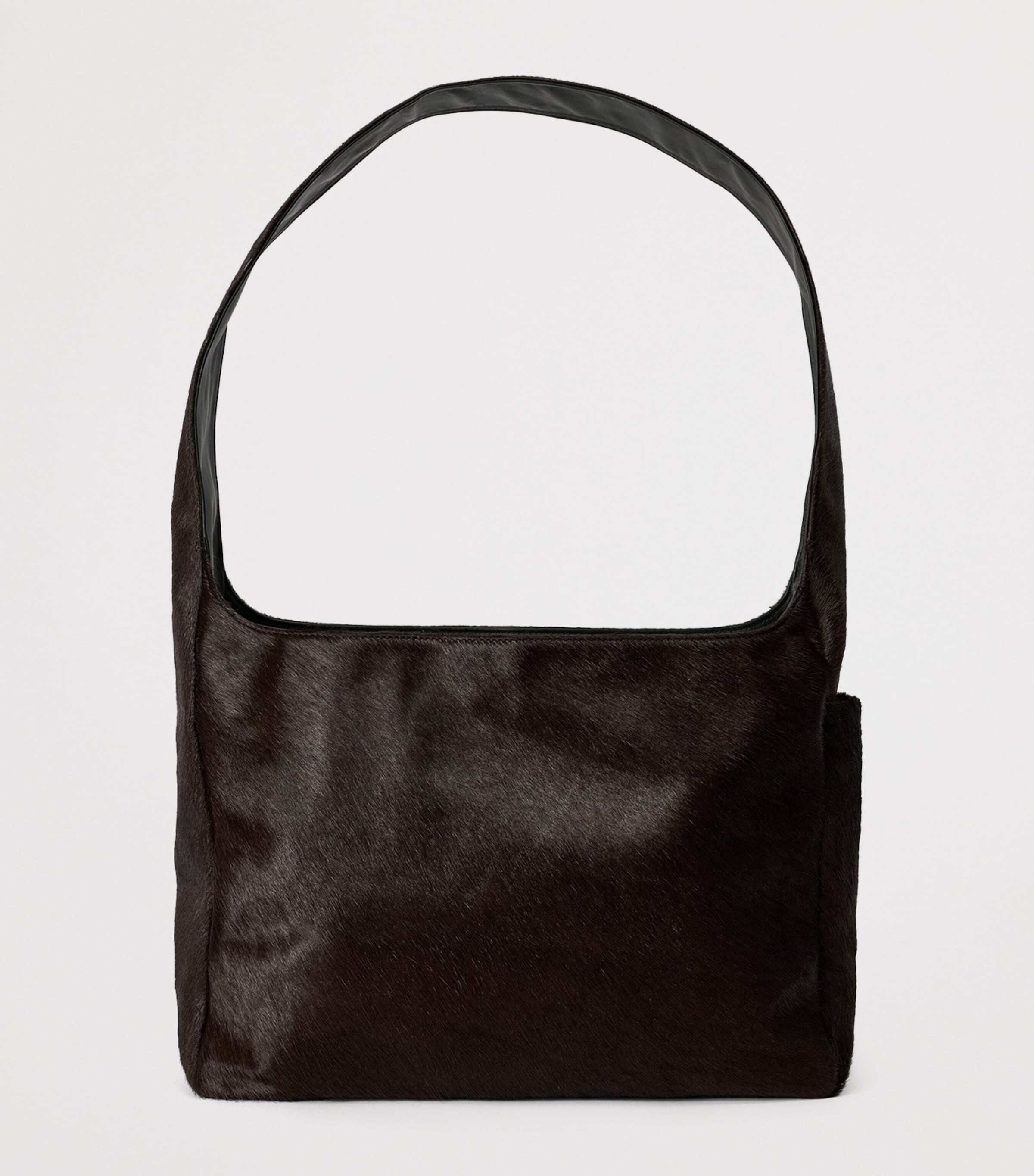 Grande Hair Hide Brick Bag CHOCOLATE HAIR Image 3