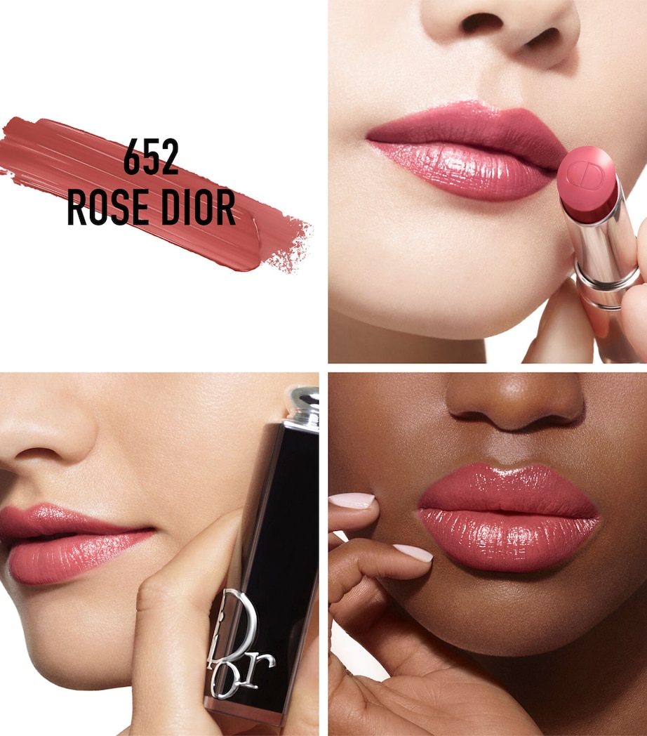 Dior Addict Shine Refillable Lipstick 652 ROSE DIOR Image 2