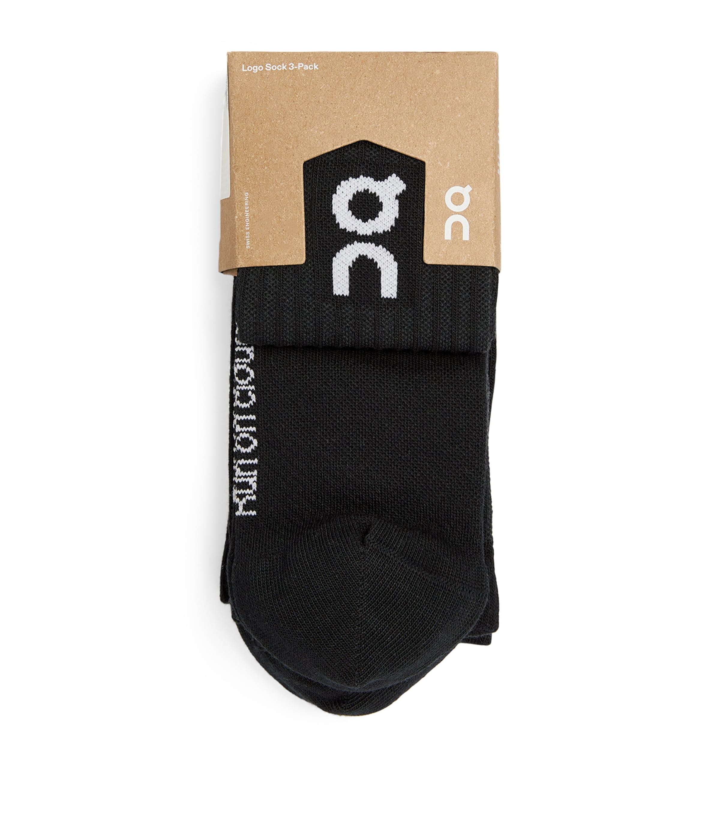 Shop On Running Logo Socks In Black