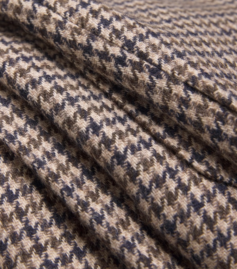 Wool-Blend Houndstooth Blazer ICDCOFF/BEIG/DKNAVY Image 5