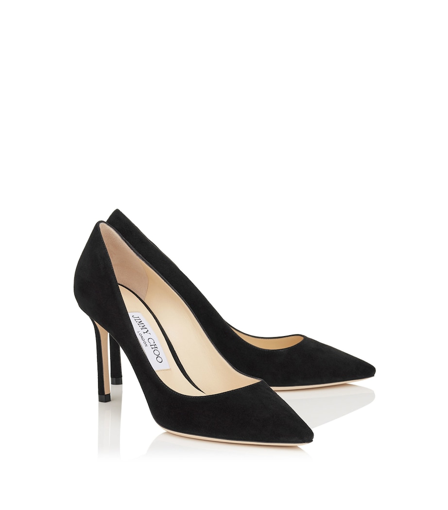 Romy 85 Suede Pumps BLACK Image 2