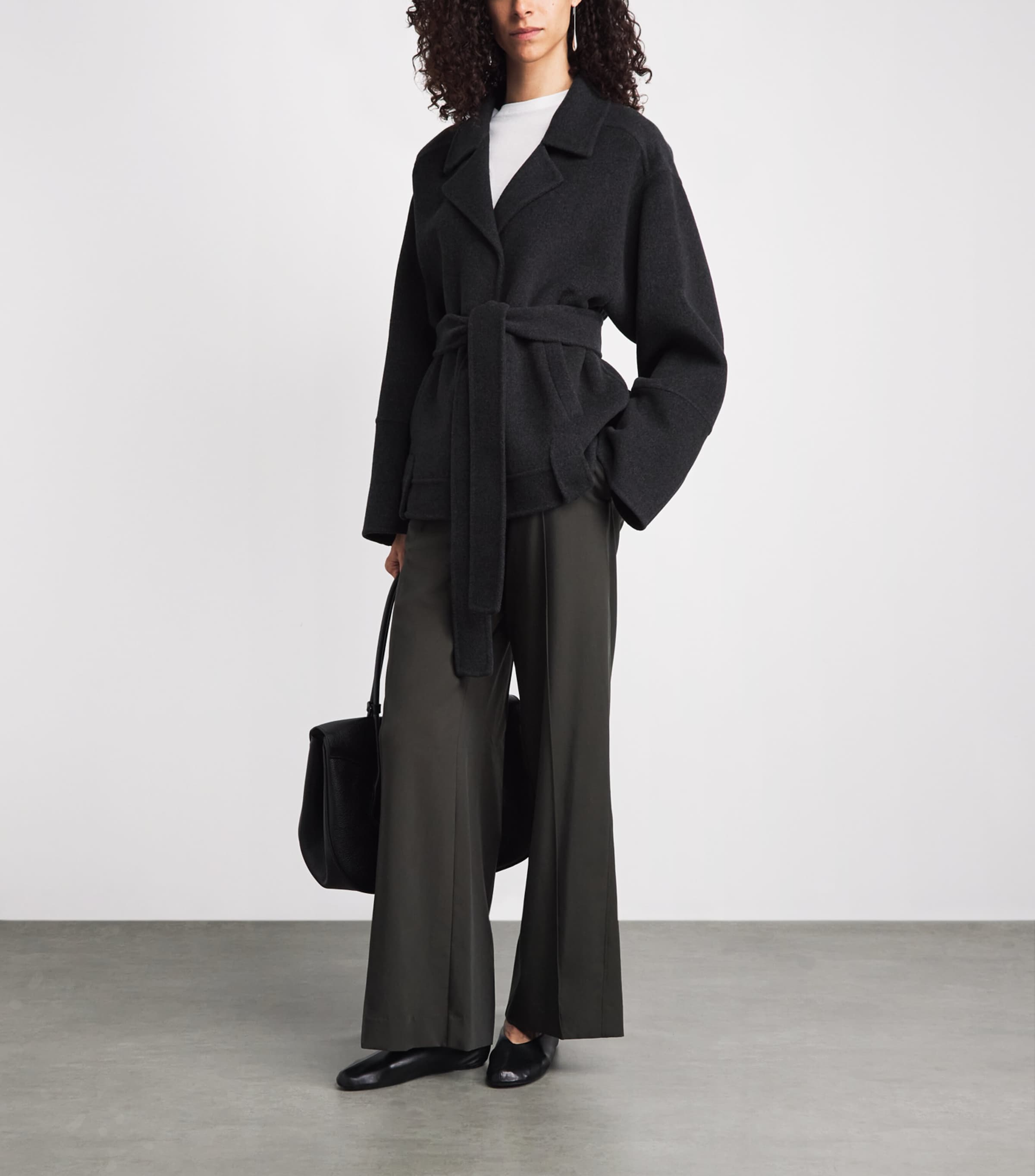 Khaite Wool Alder Jacket In Grey