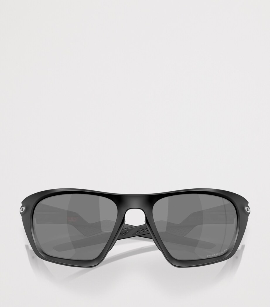 Oakley Lateralis Rectangle Sunglasses Black Image 6