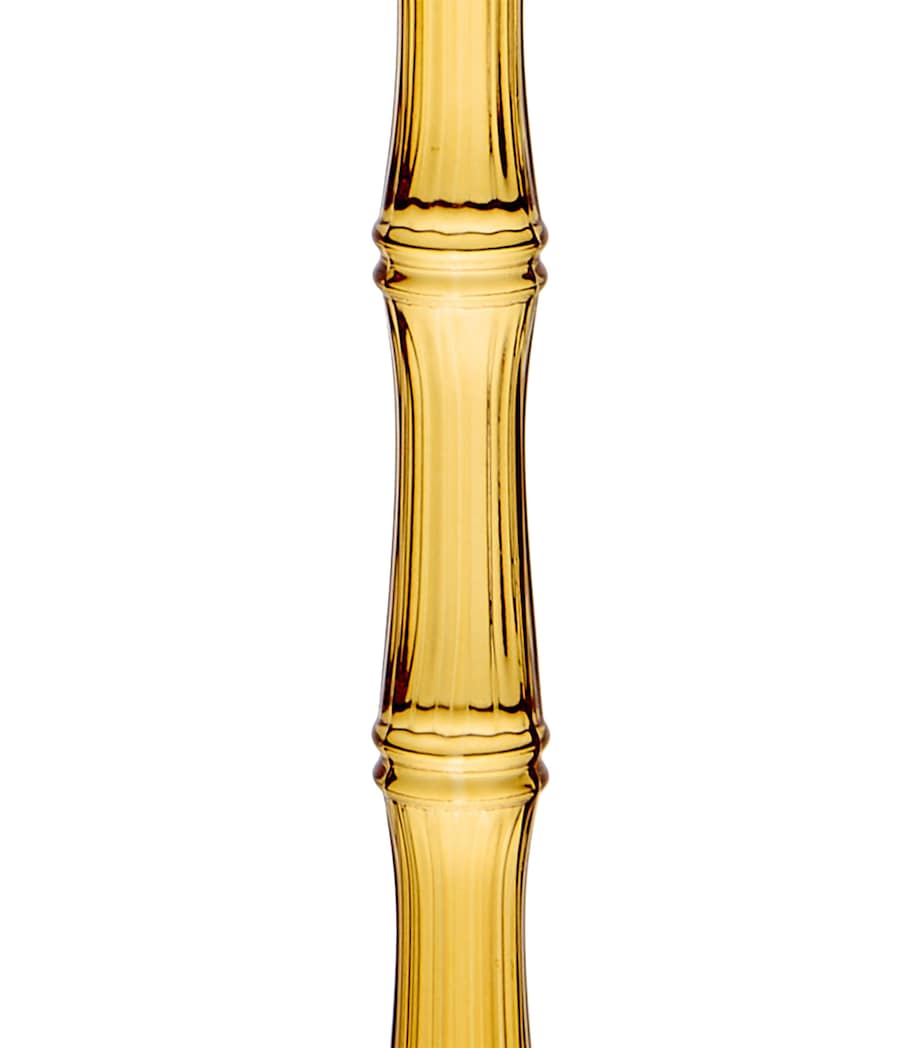 La Doublej Set of 2 Bamboo Martini Glasses Amber Image 3