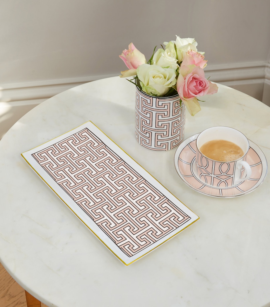 O.W.London Bone China Maze Serving Plate (29.5cm) Blush Image 2