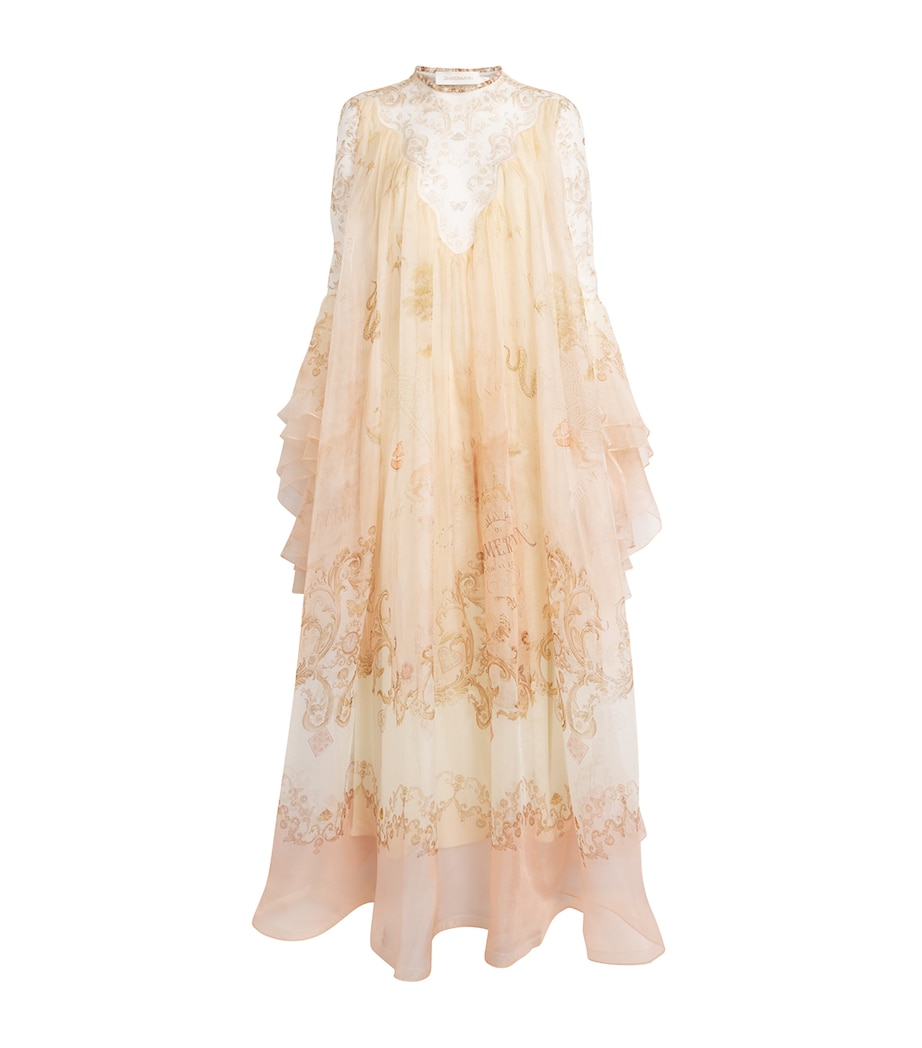 Silk Hypnotic Maxi Dress MAP PRINT Image 1