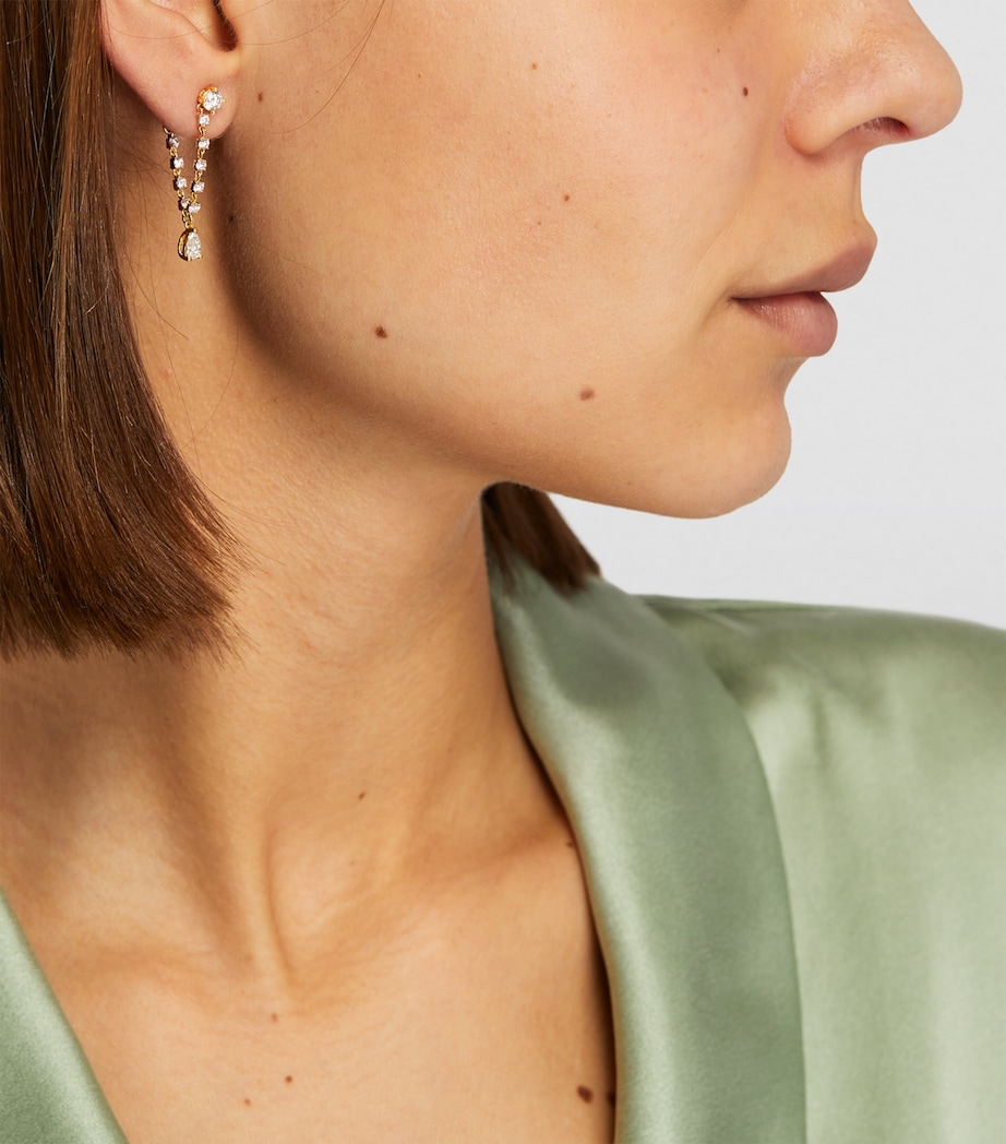 Anita Ko Yellow Gold and Diamond Olivia Single Earring Yellow Gold Image 5
