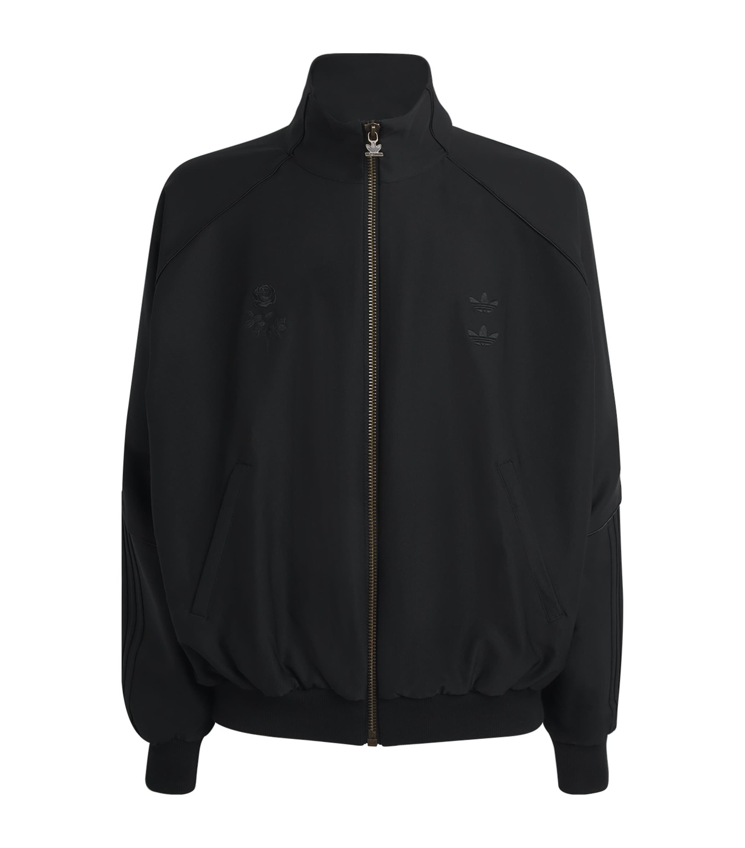 x adidas Logo Track Jacket BLACK Image 1
