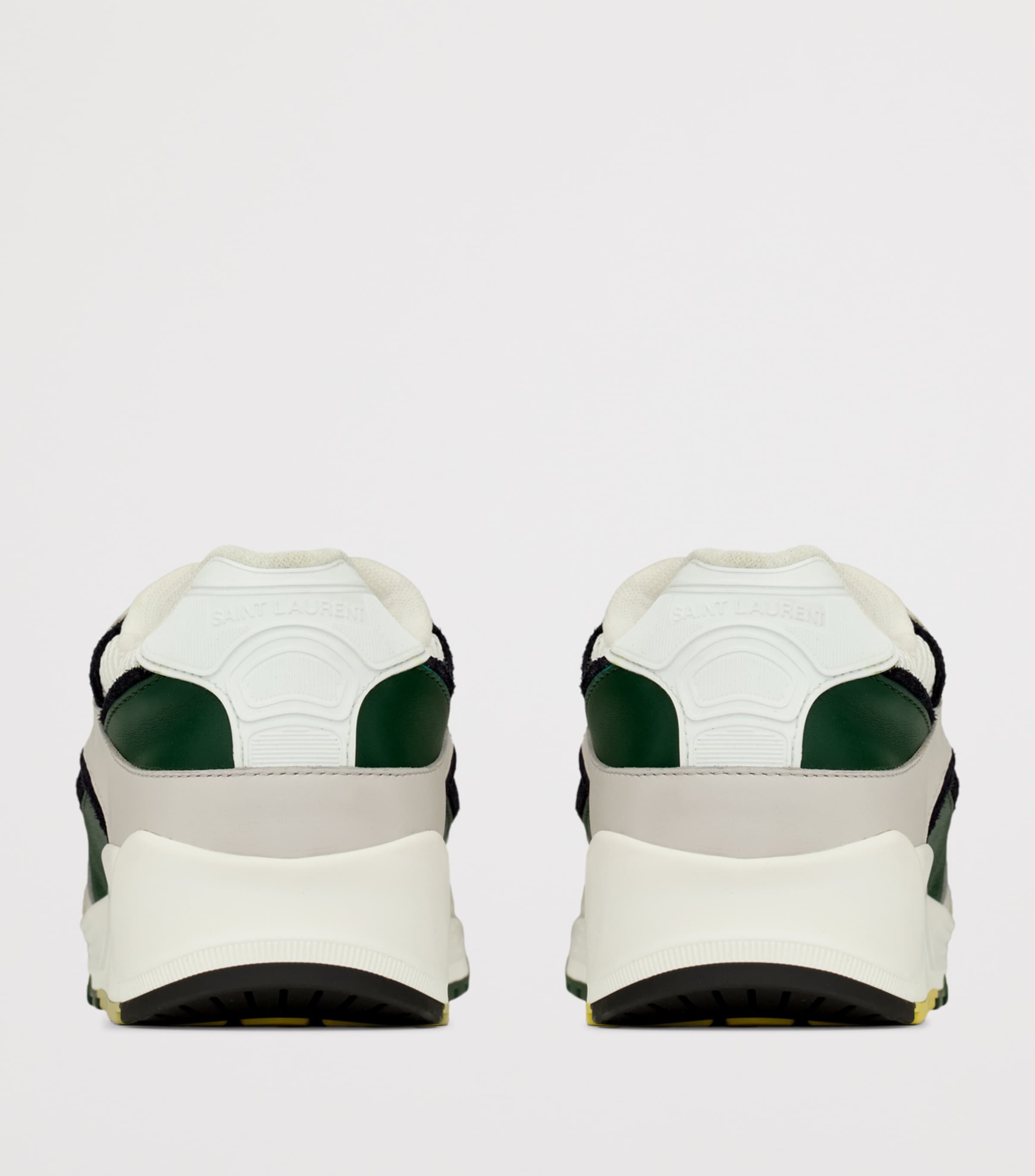 Leather Trim Bump Sneakers 9264 Image 3