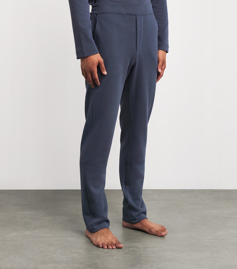 Stretch-Cotton Travelwear Sweatpants 2635 OMBRE BLUE Image 3