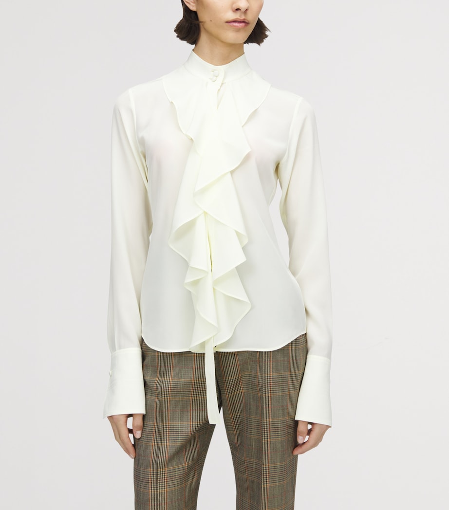 Silk Ruffle Blouse 9311 Image 5