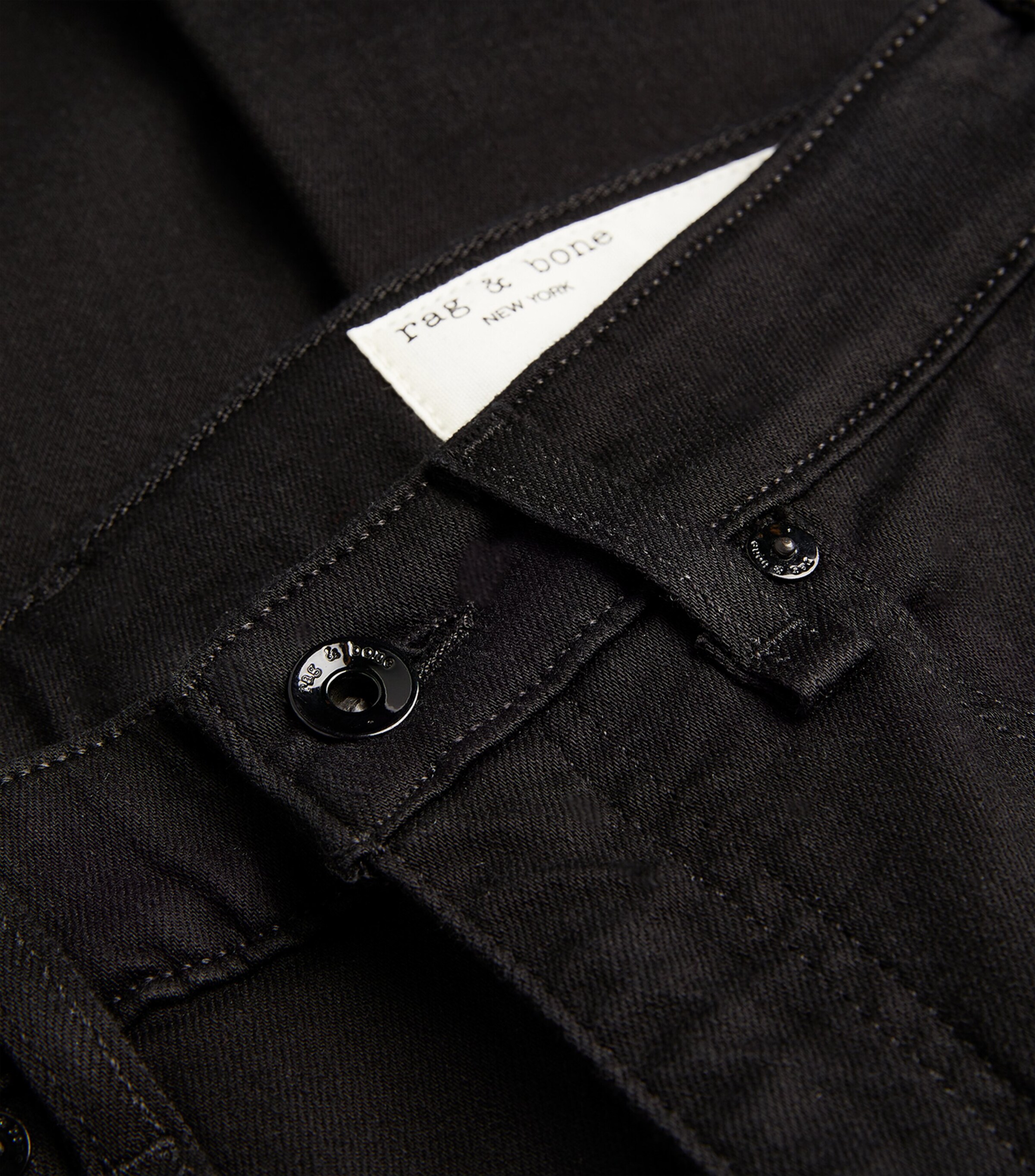 Cate Mid-Rise Skinny Jeans BLACK Image 9