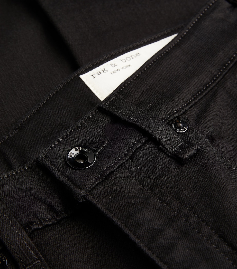 Cate Mid-Rise Skinny Jeans BLACK Image 9