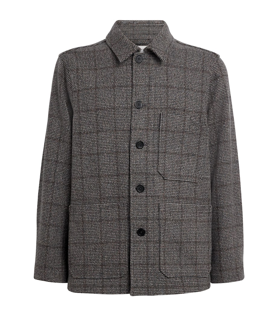 Wool Joe Weavers Overshirt RU7682 PEREG TWEED Image 1