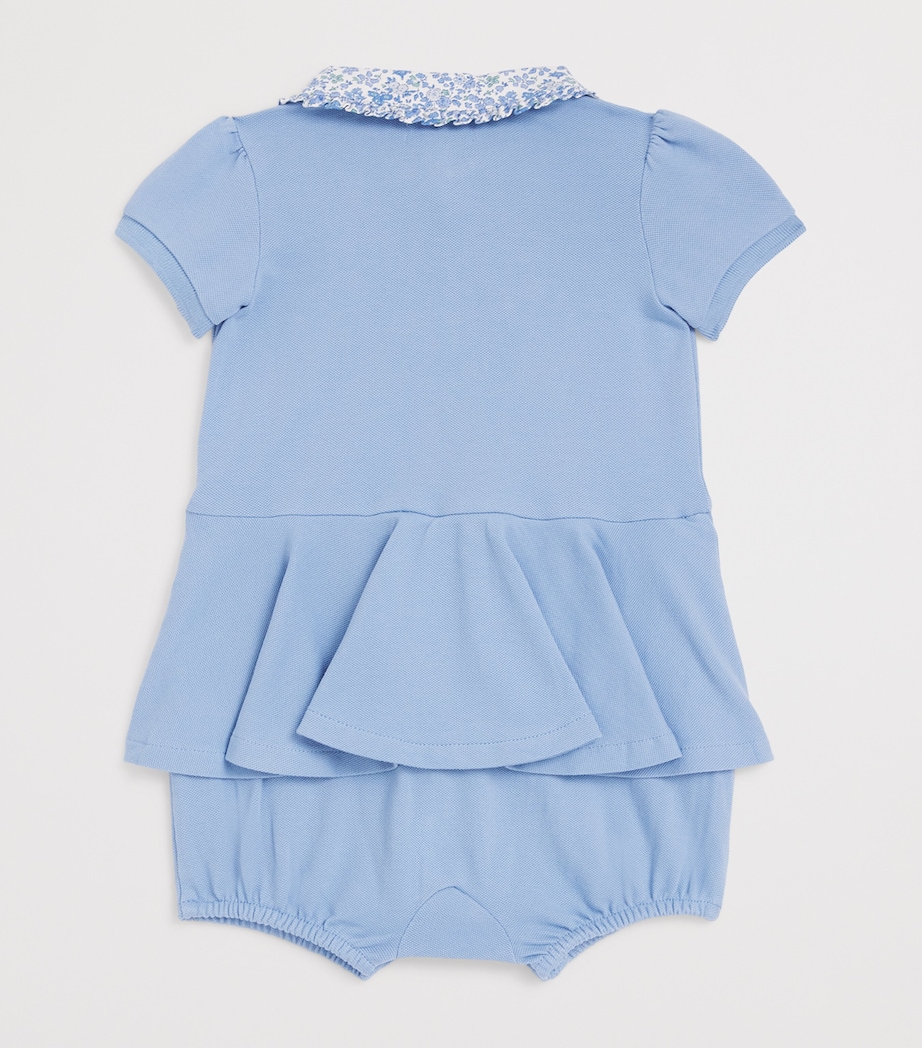 Stretch Cotton Collared Bodysuit (3-12 Months) CHAMBRAY BLU/CAROLAN Image 2