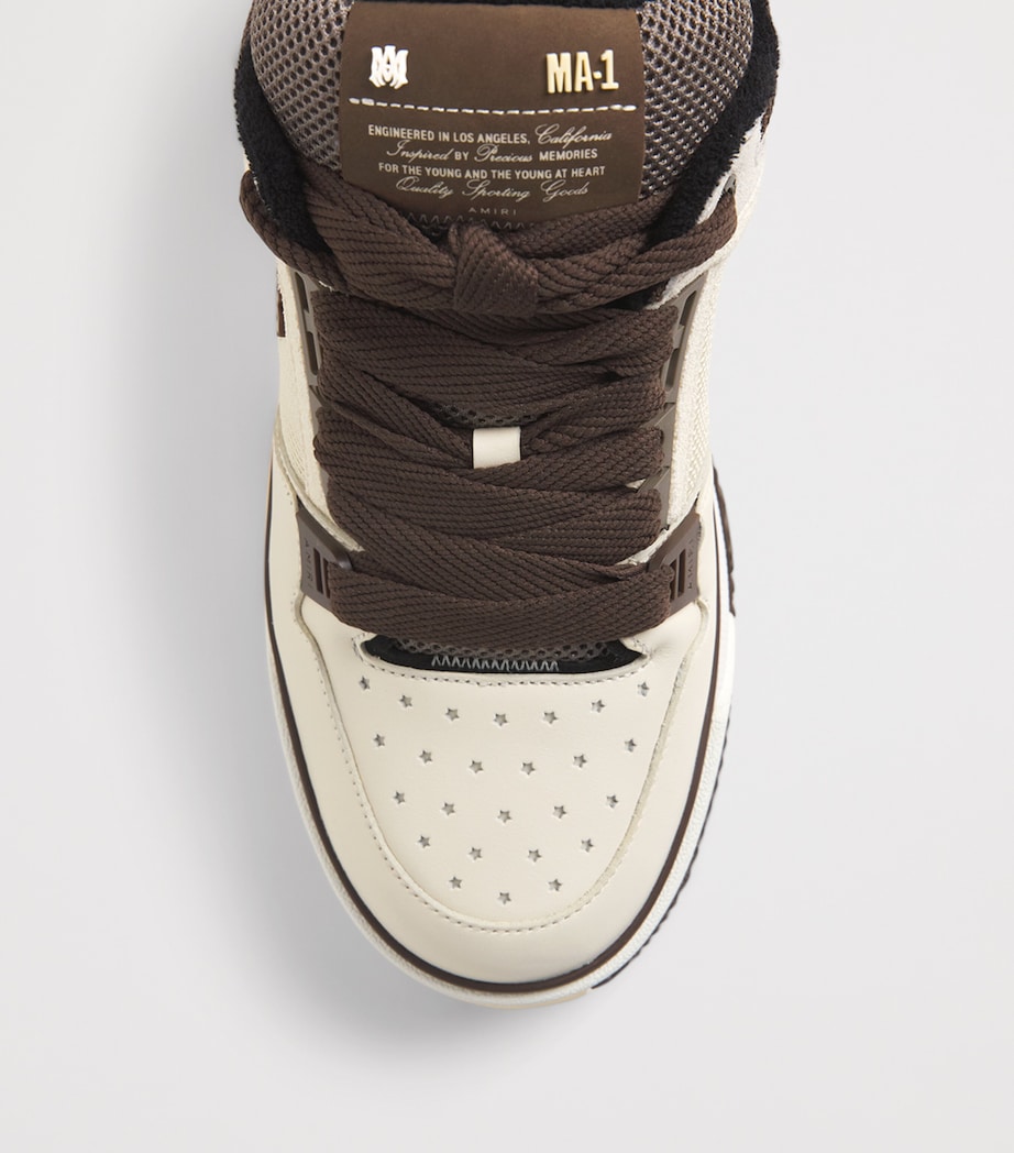 AMIRI Leather MA-1 Sneakers Brown Image 6