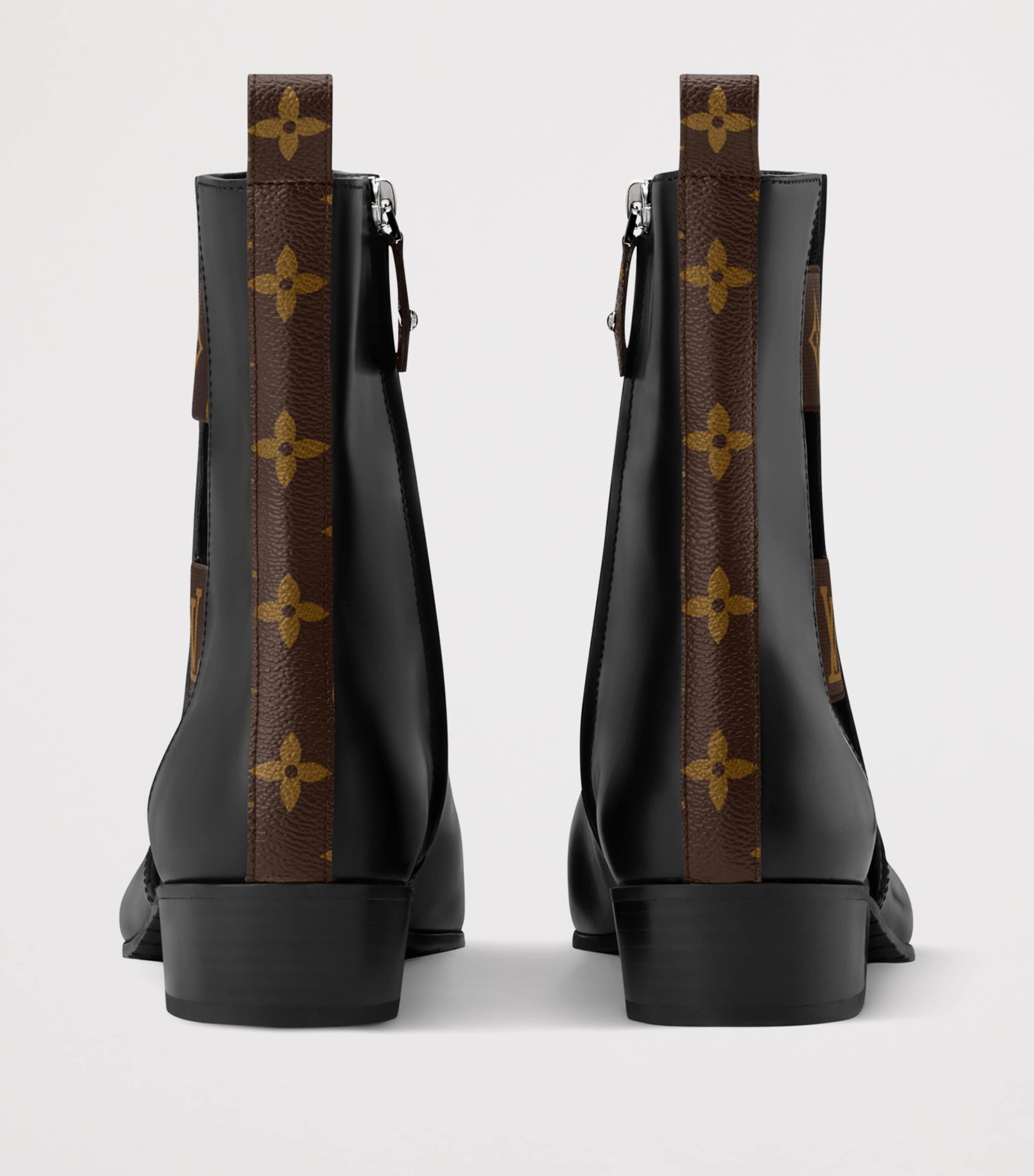 Calfskin Devon Ankle Boots 30 BLACK Image 3