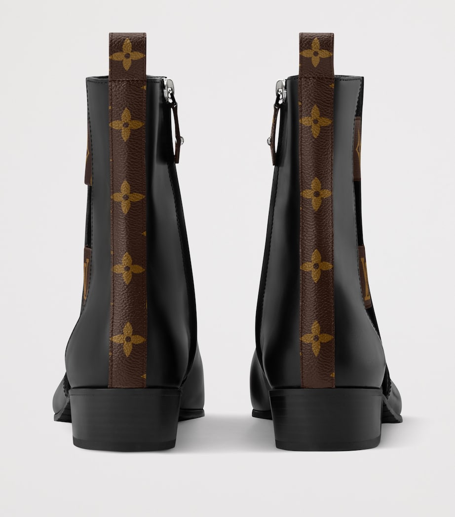 Calfskin Devon Ankle Boots 30 BLACK Image 3