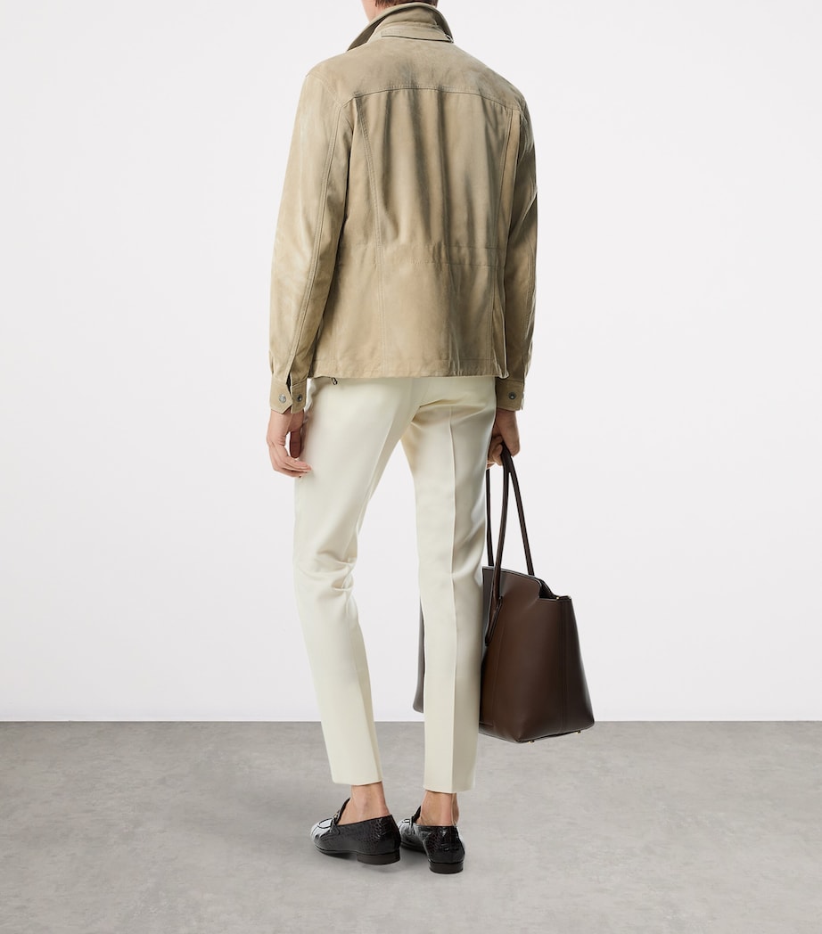 Leather East-West Alexander Tote Bag 1B053 Image 6