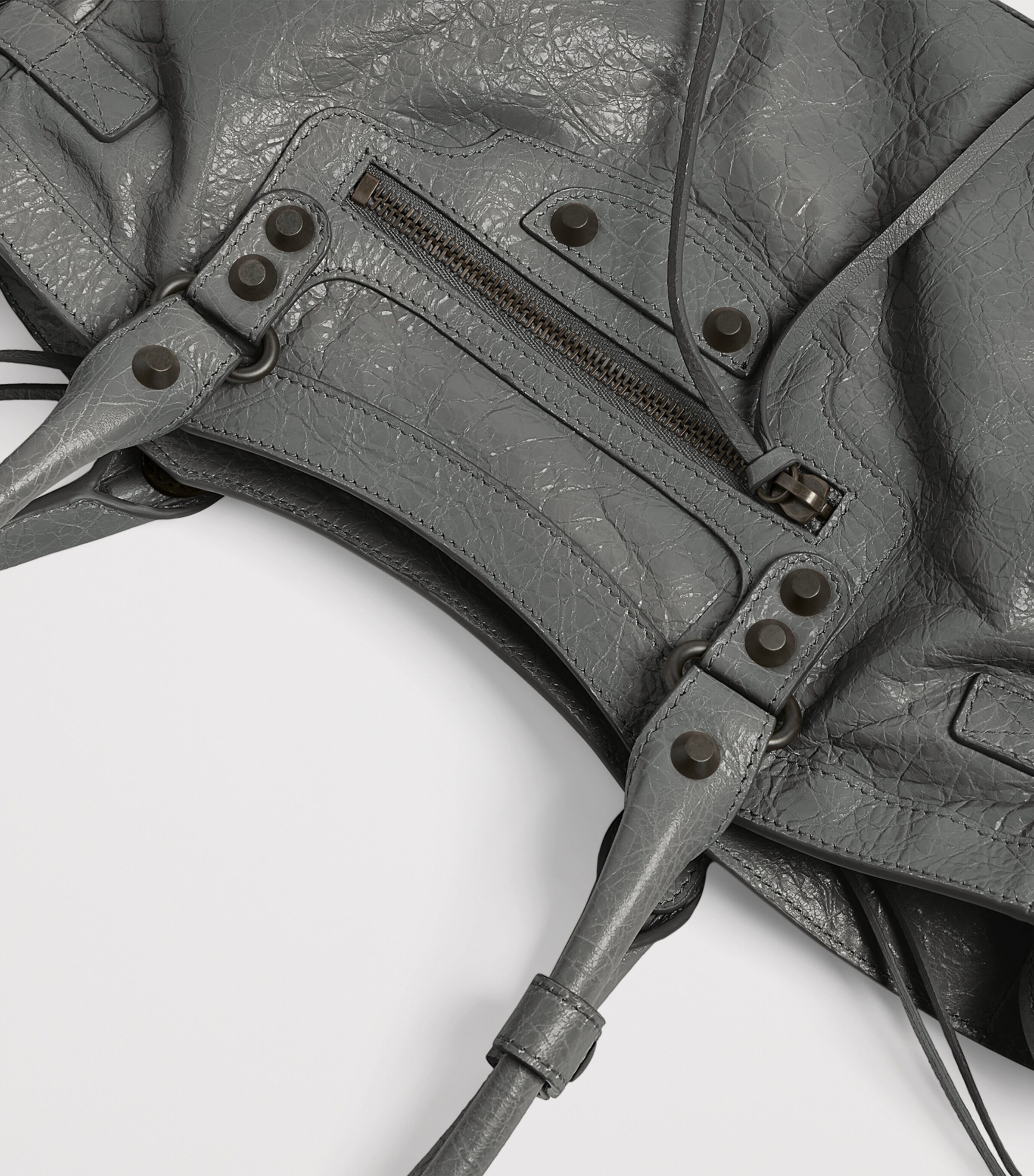 Balenciaga Lambskin Le City East-West Shoulder Bag Image 5
