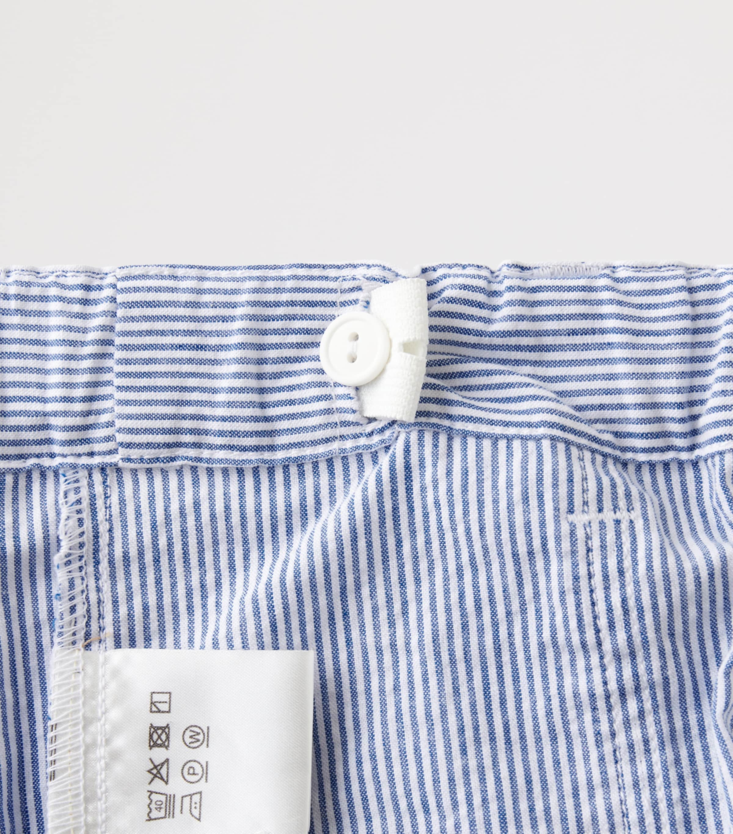 Miki House Cotton Stripe Bear Shorts (2-5 Years) Image 5