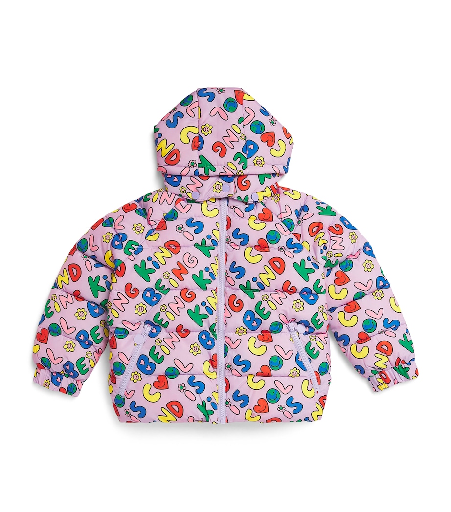 Printed Puffer Jacket (3-14+ Years) 522MCVIOLA/MULTI Image 1