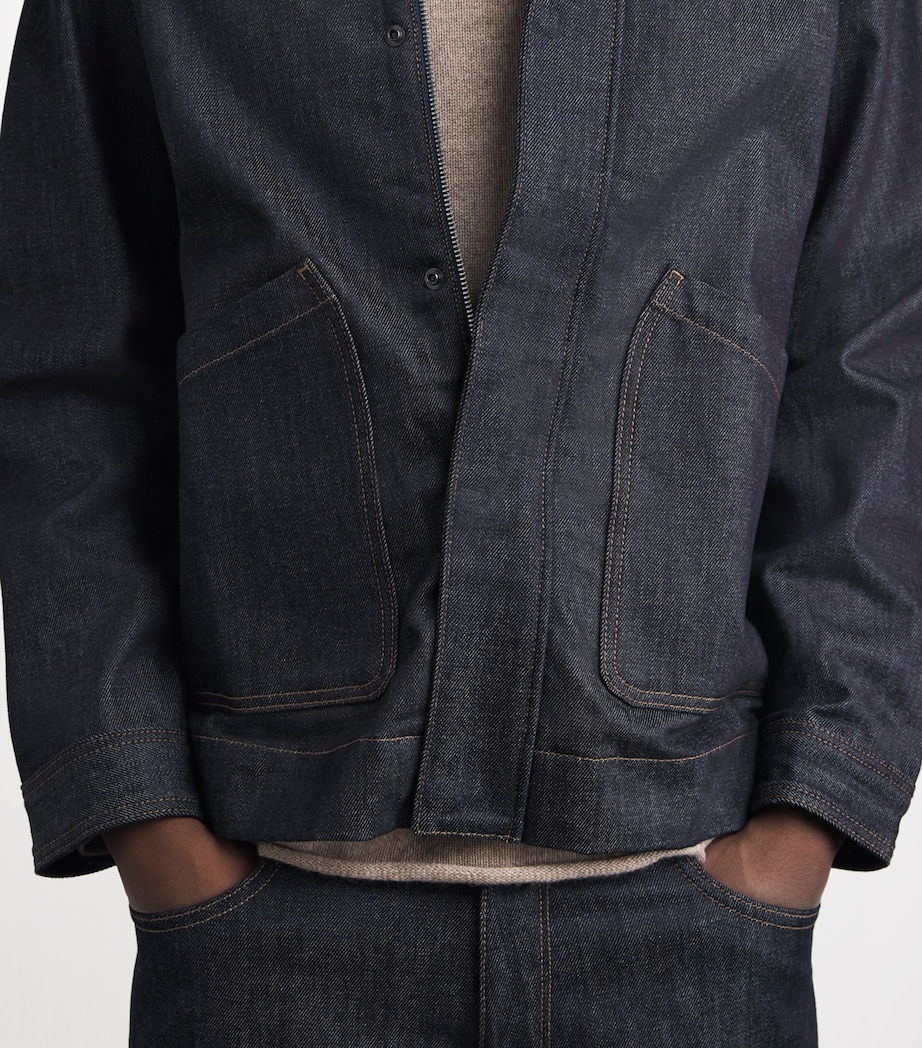 Patch-Pocket Denim Jacket RESINRINSE Image 3