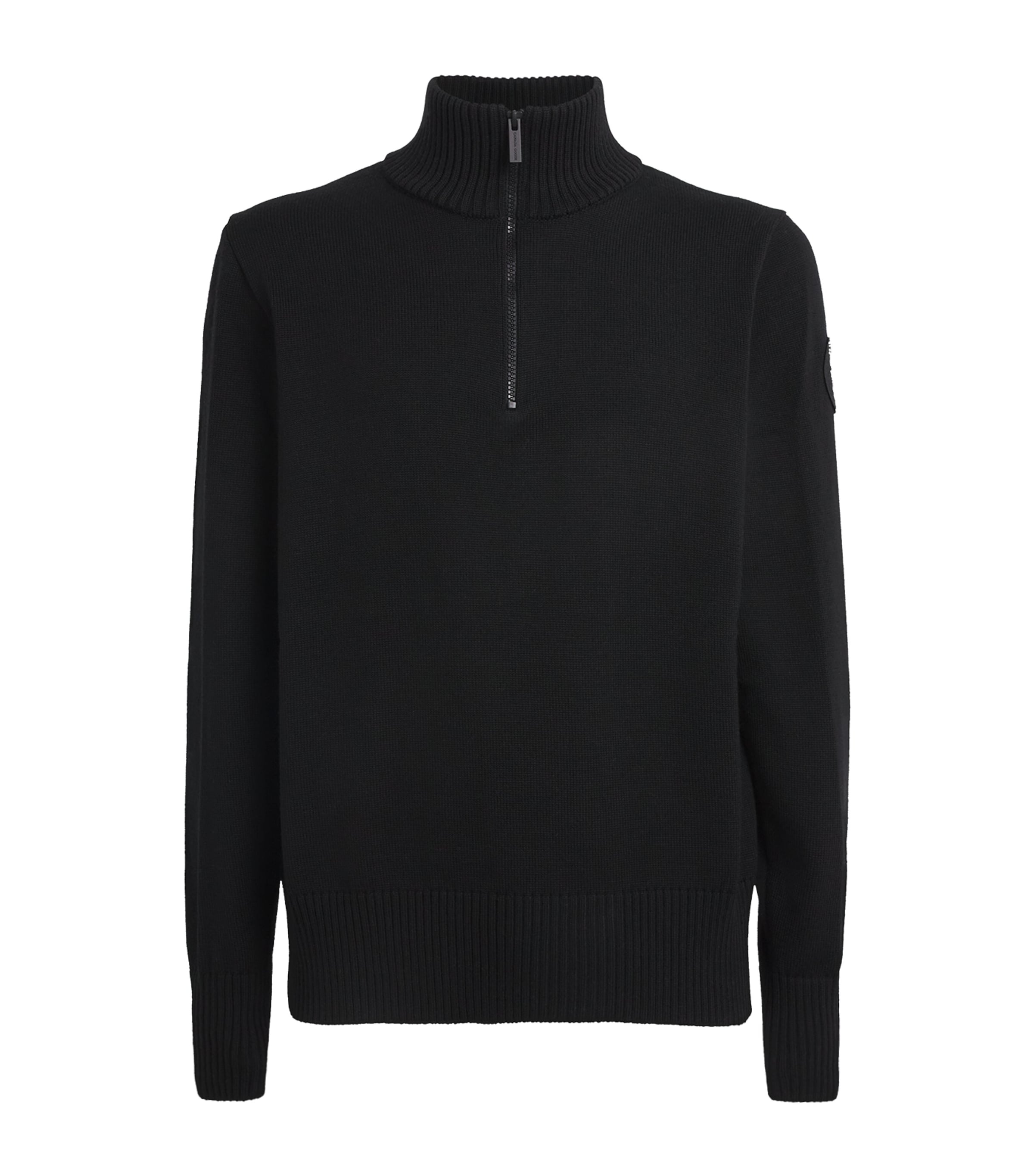 Rosseau Quarter-Zip Sweater BLACK 9061 Image 1