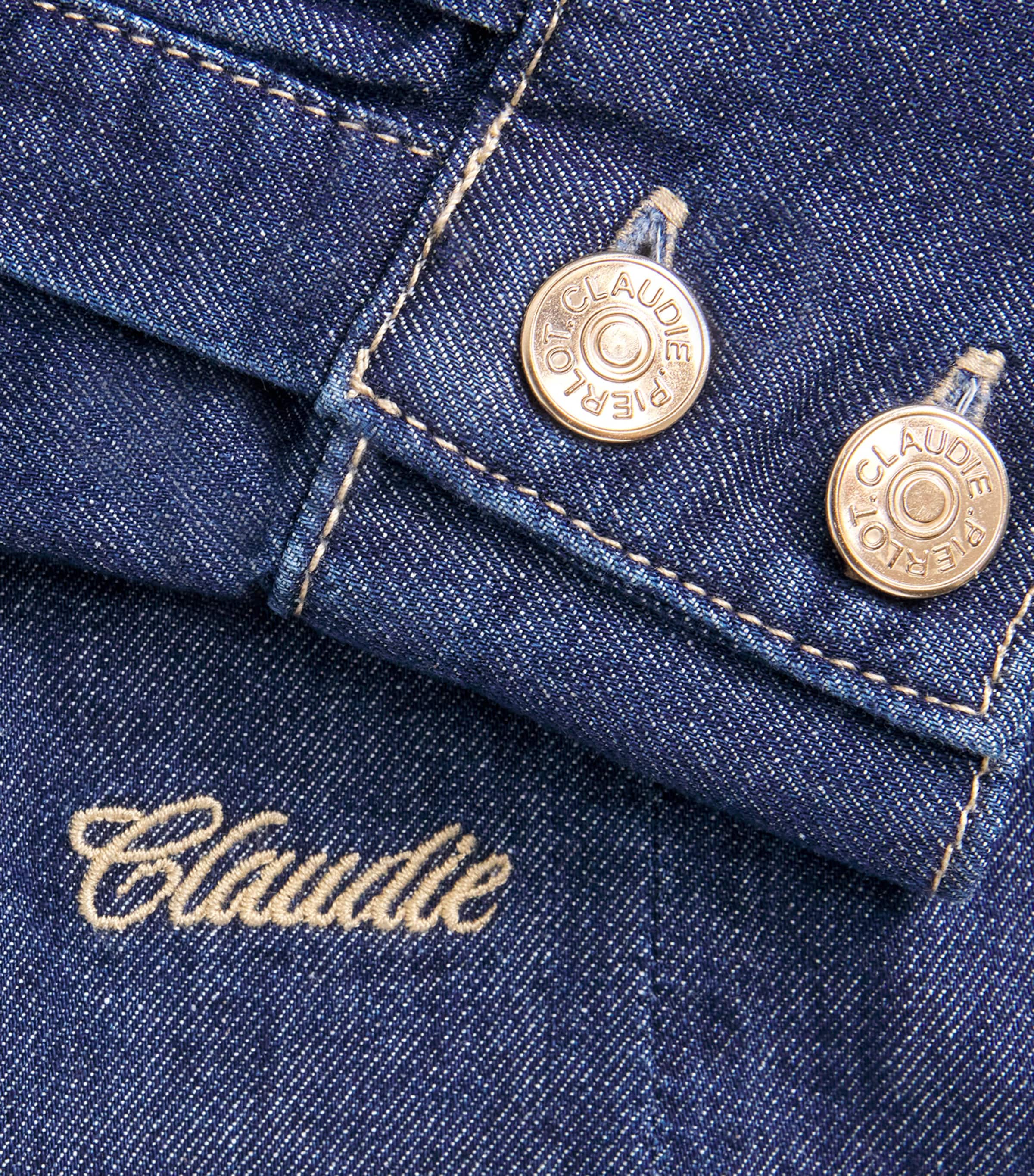 Claudie Pierlot Womens Denim Shirt Blue Denim Image 6