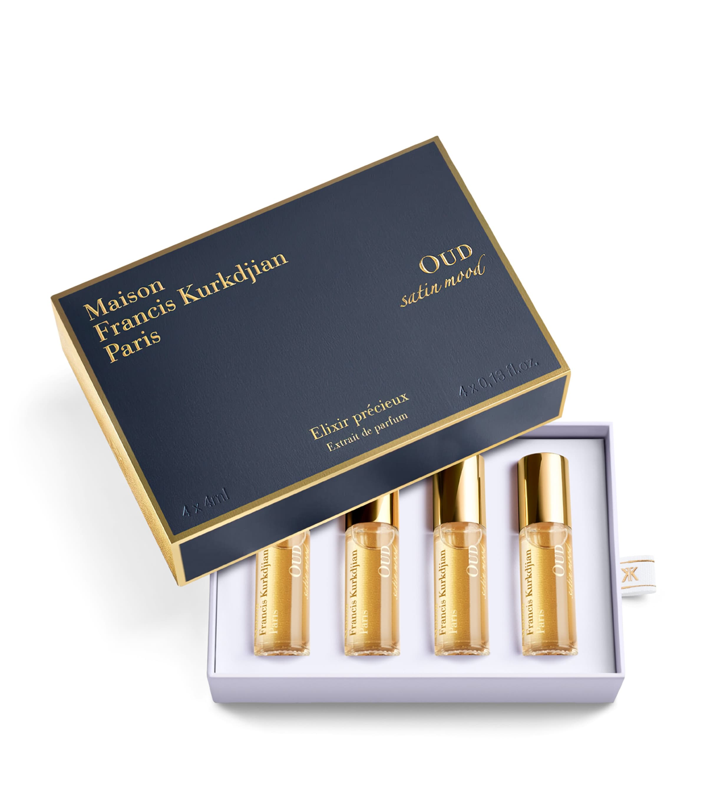 Maison Francis Kurkdjian Oud Satin Mood Elixirs Perfume Gift Set (4 x 4ml) Image 1