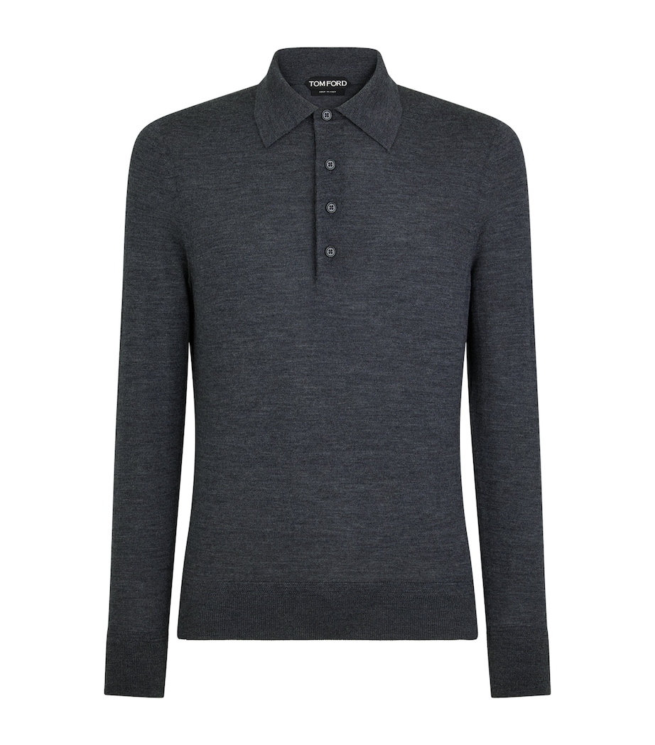 Wool Polo Shirt IG712 Image 1