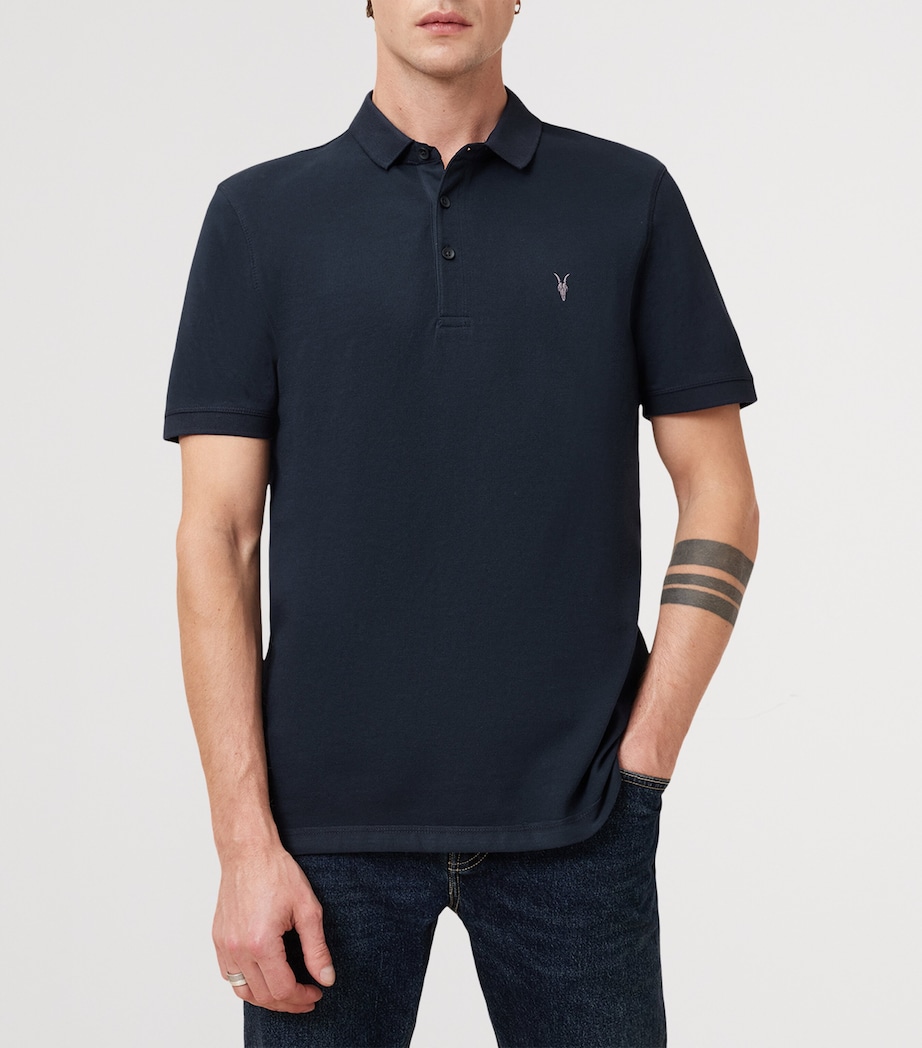Organic Cotton Reform Polo Shirt NAVY BLUE Image 4