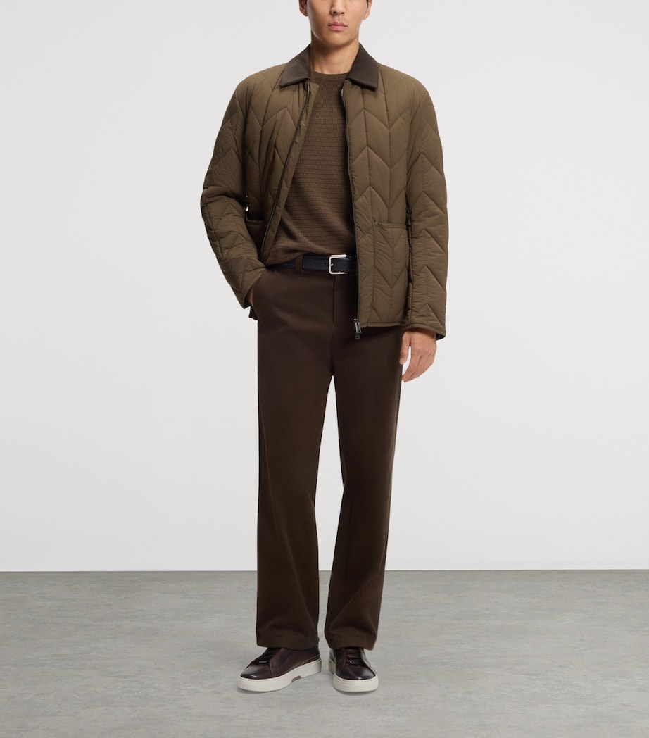 BOSS Mens Virgin Wool-Silk Sweater Image 4