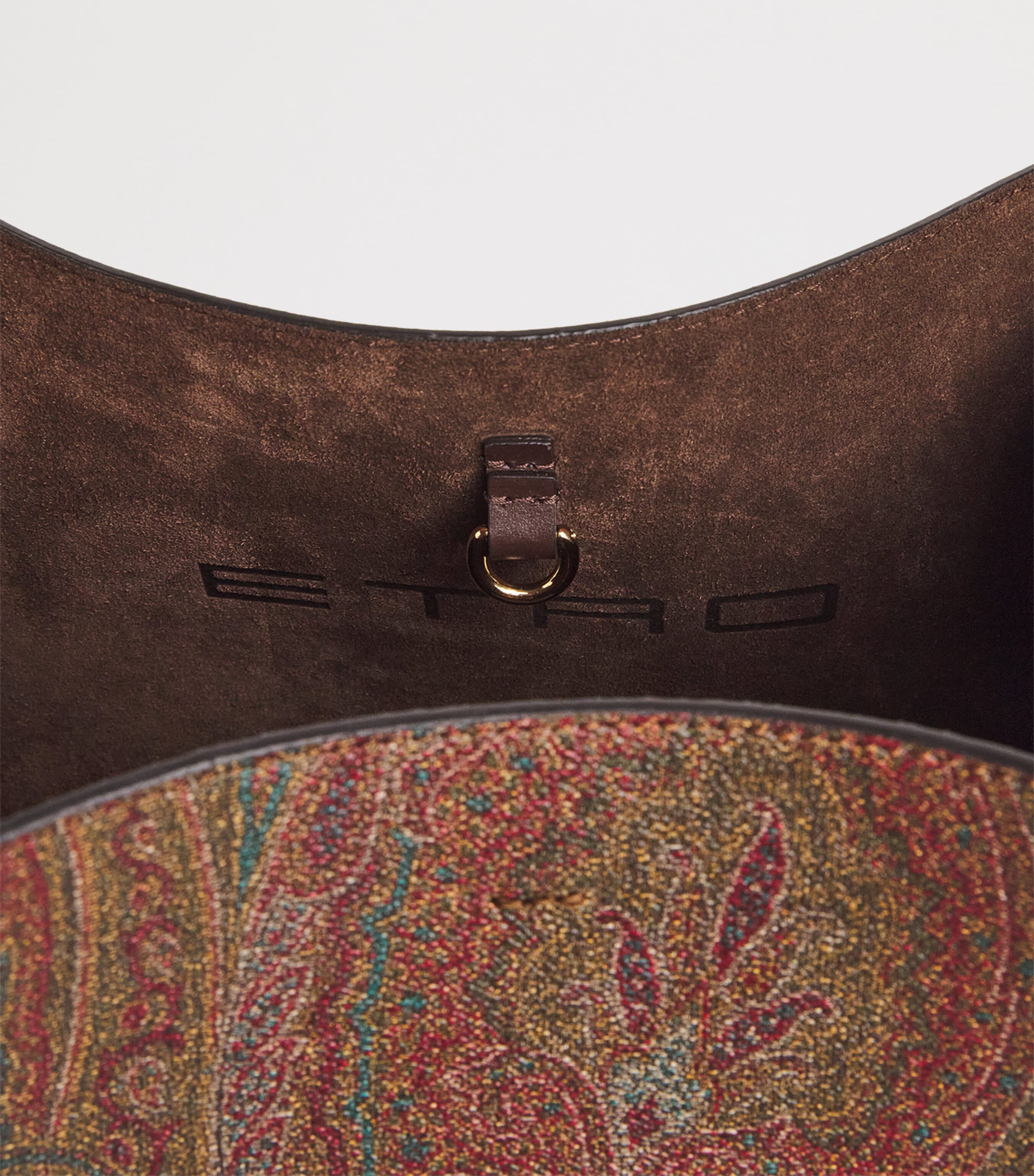 Etro Large Paisley Arnica Libra Tote Bag Brown Image 5