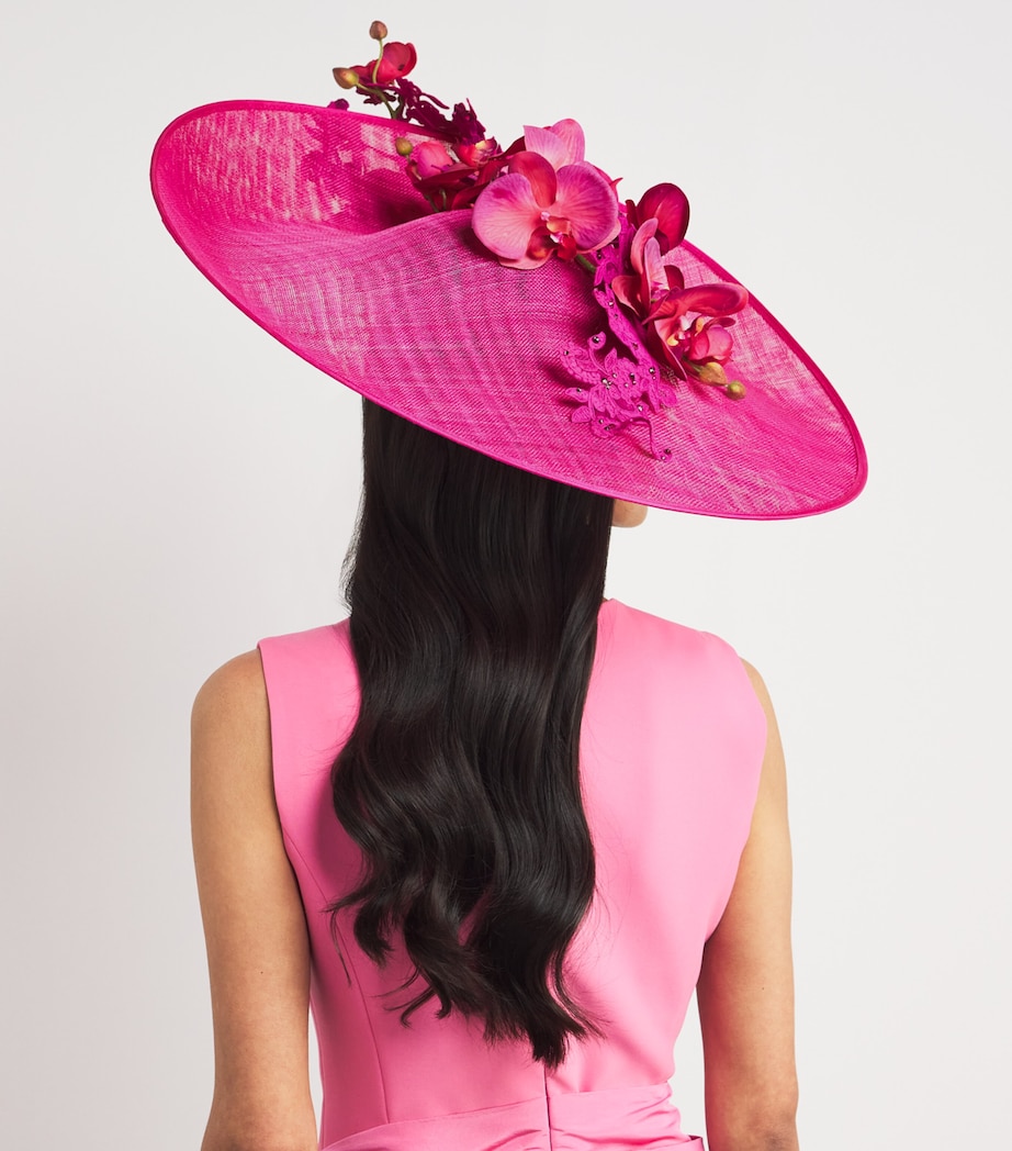 Gin Fizz Hat Fascinator FUCHSIA Image 3
