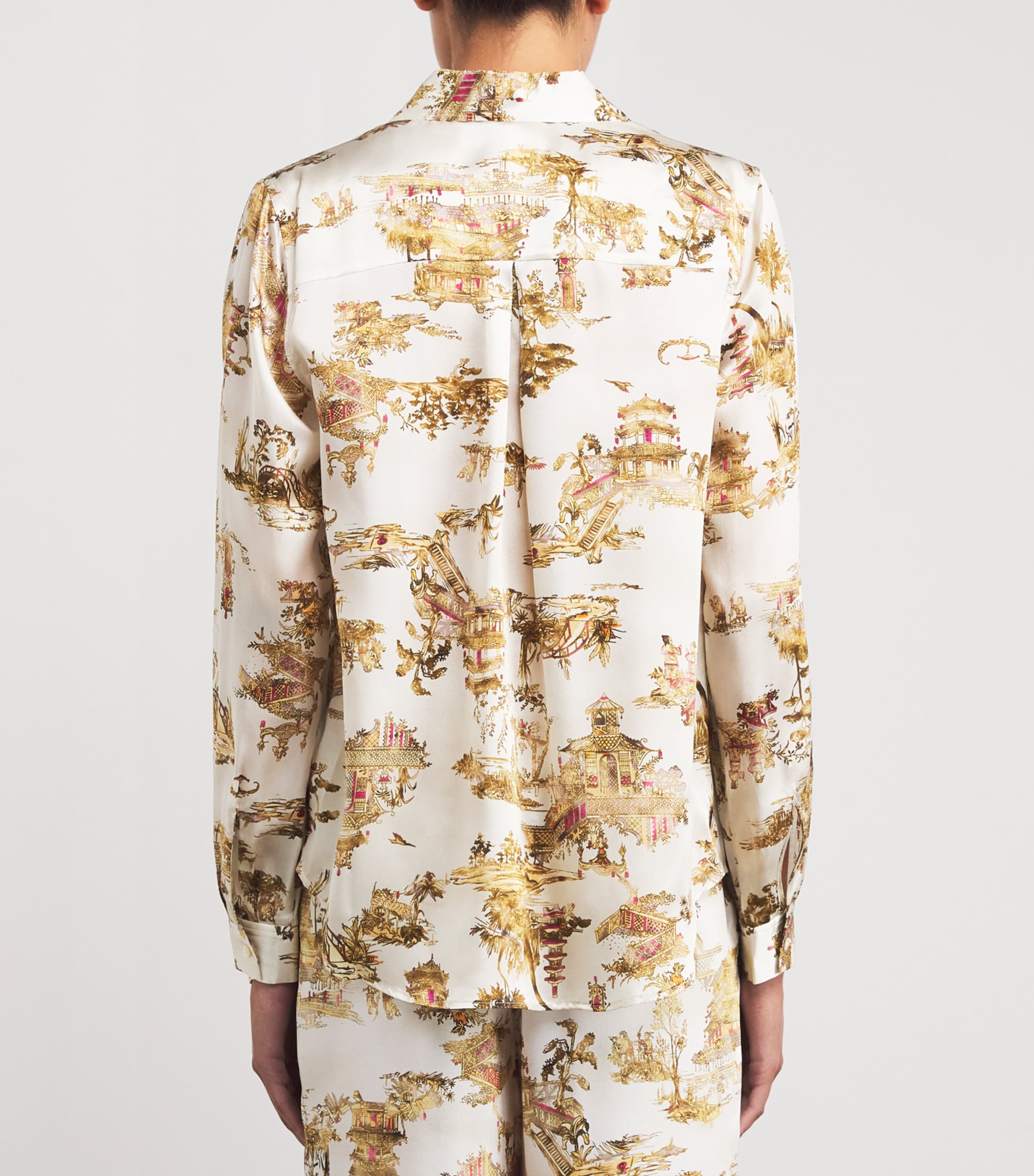 Silk Printed Tyler Shirt EMCS ECR MLTI CHNSRI Image 4