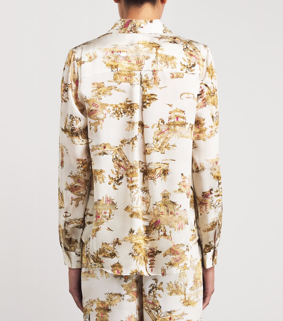 Silk Printed Tyler Shirt EMCS ECR MLTI CHNSRI Image 4