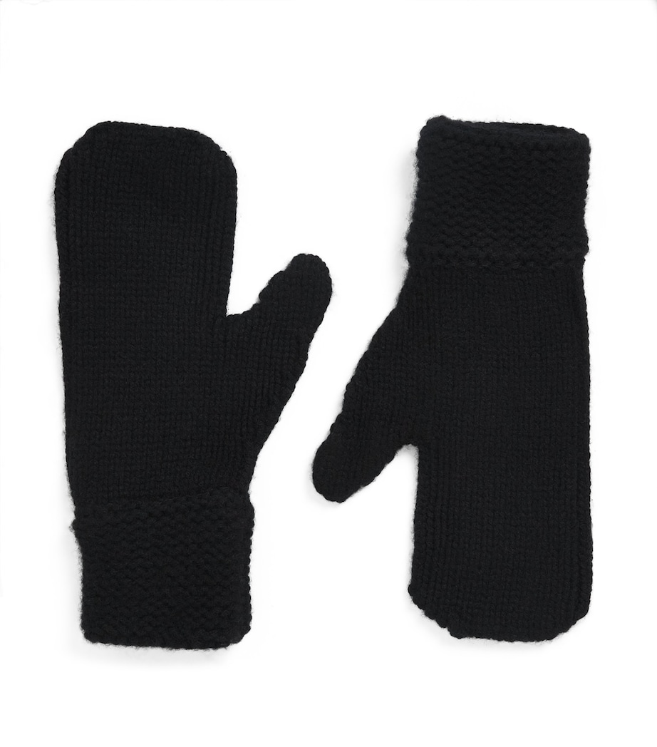 Kid Cashmere Mittens 10000 BLACK Image 1