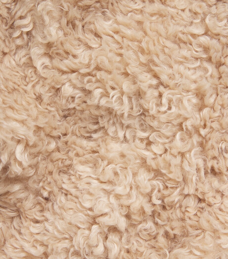 Faux Shearling Coat BEIGE Image 5
