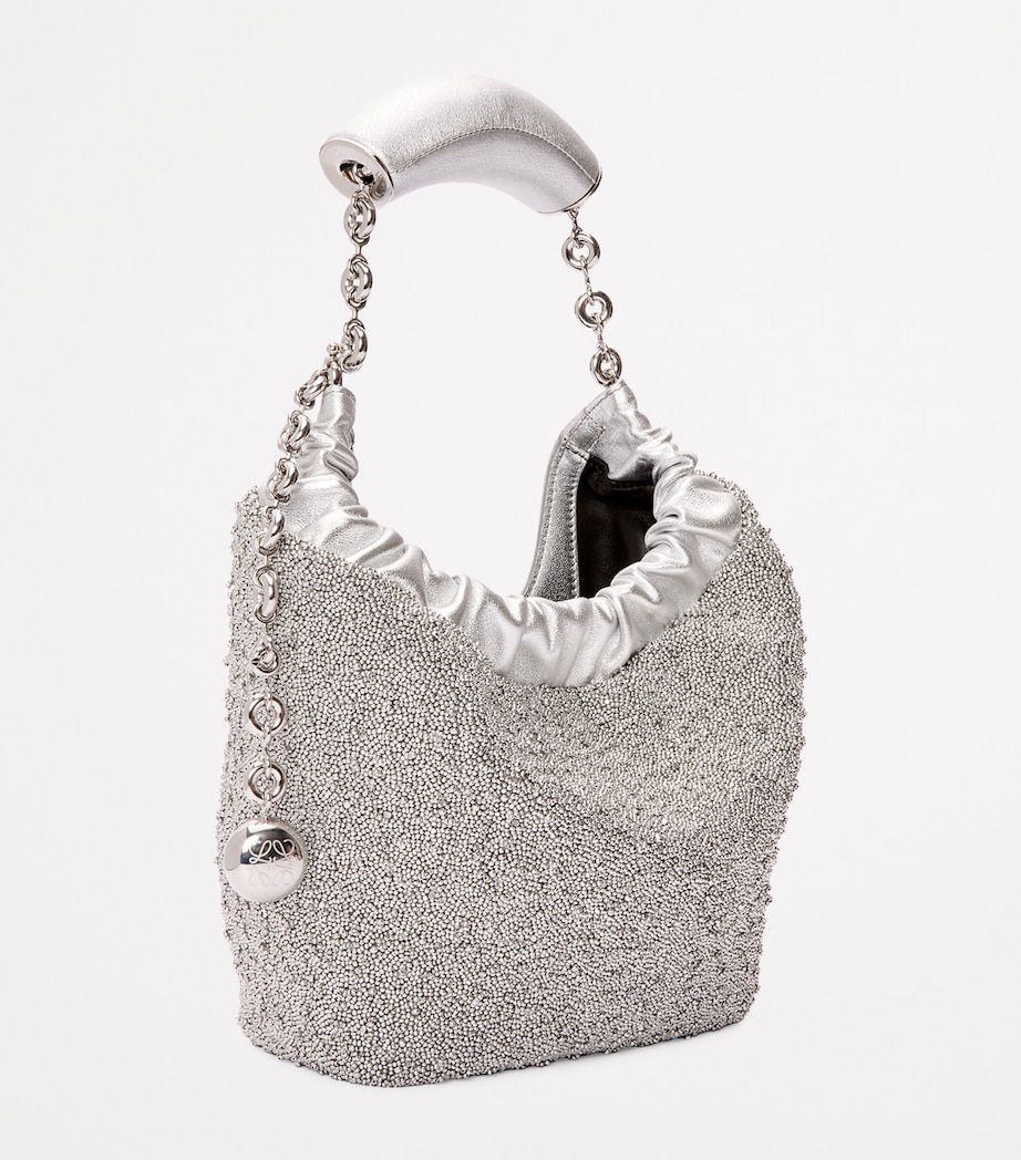 EXCLUSIVE Mini Mirror Squeeze Top-Handle Bag SILVER Image 2