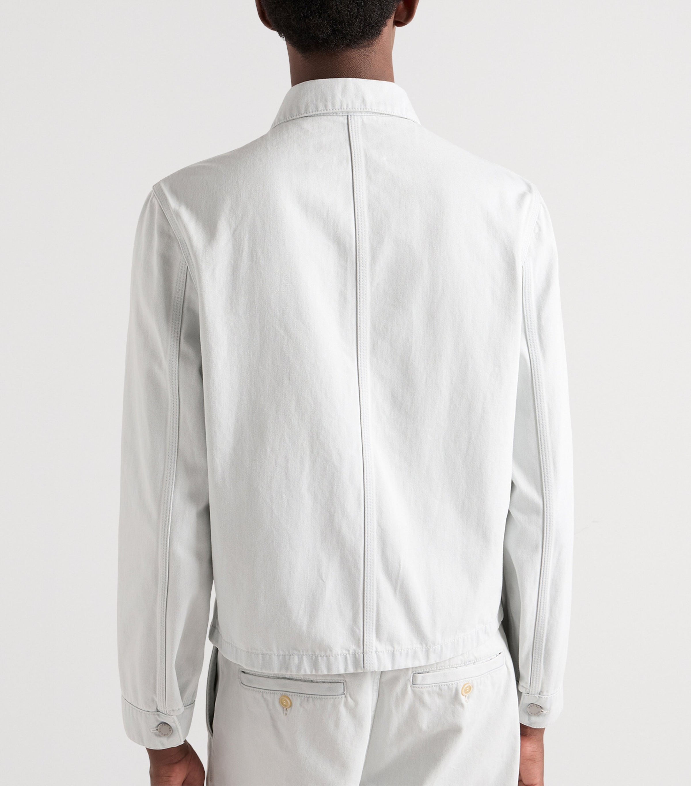 Prada Mens Blouson Denim Jacket Image 4