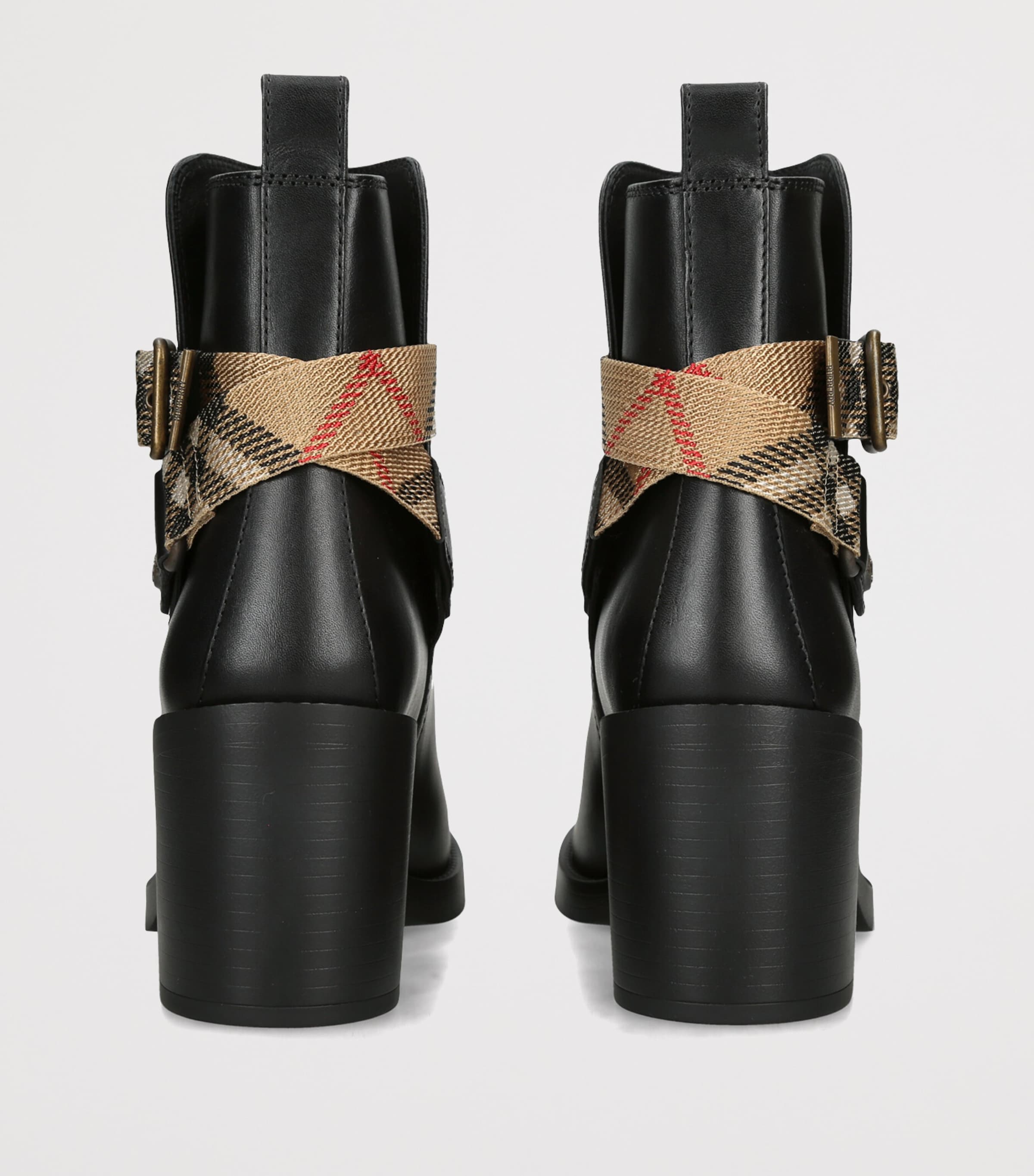 Burberry Leather Huntley Ankle Boots 70 Black Image 2