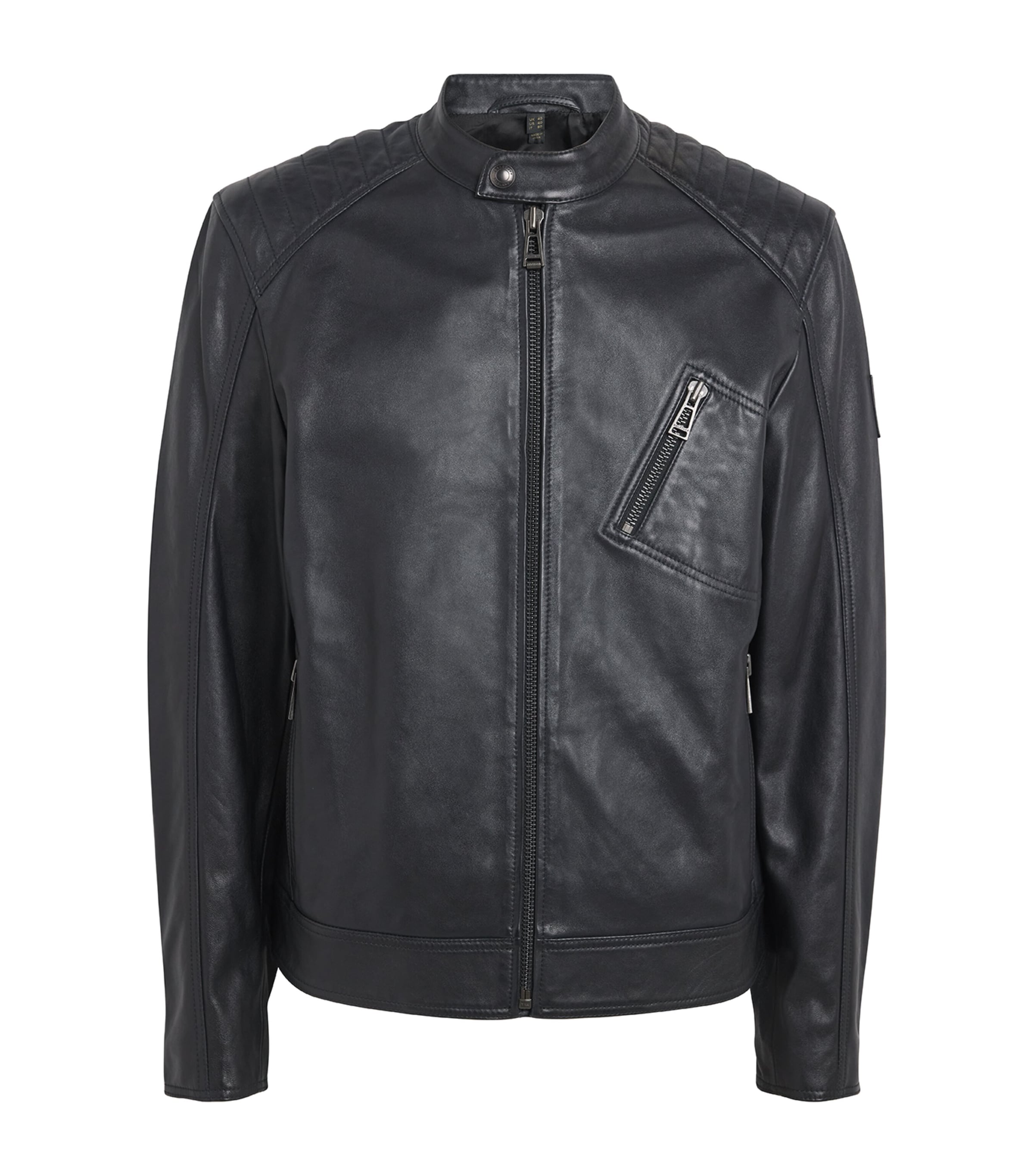 Belstaff Cheviot Sheepskin V Racer Jacket | Men Clothing | Coats & Jackets | Leather Jackets | Designers | Belstaff